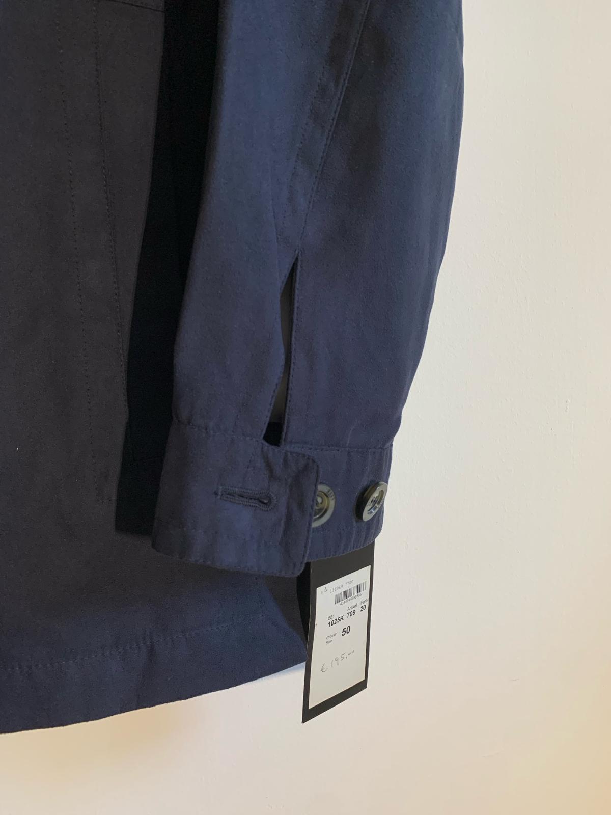Giacca Bush. Colore blu. Taglia 50. 100% Skinara (Microfibra) - GLWear #
