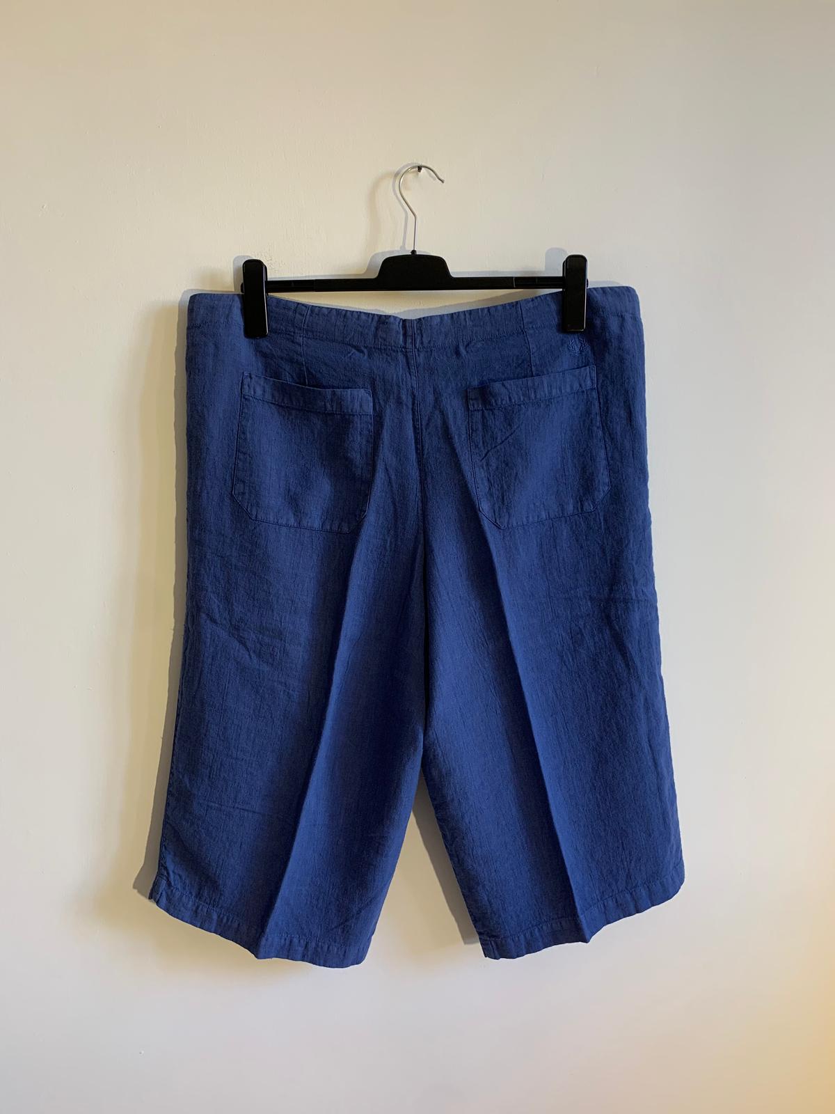 Shorts Fred Perry. Taglia 54. Colore blu. 100% Lino - GLWear #