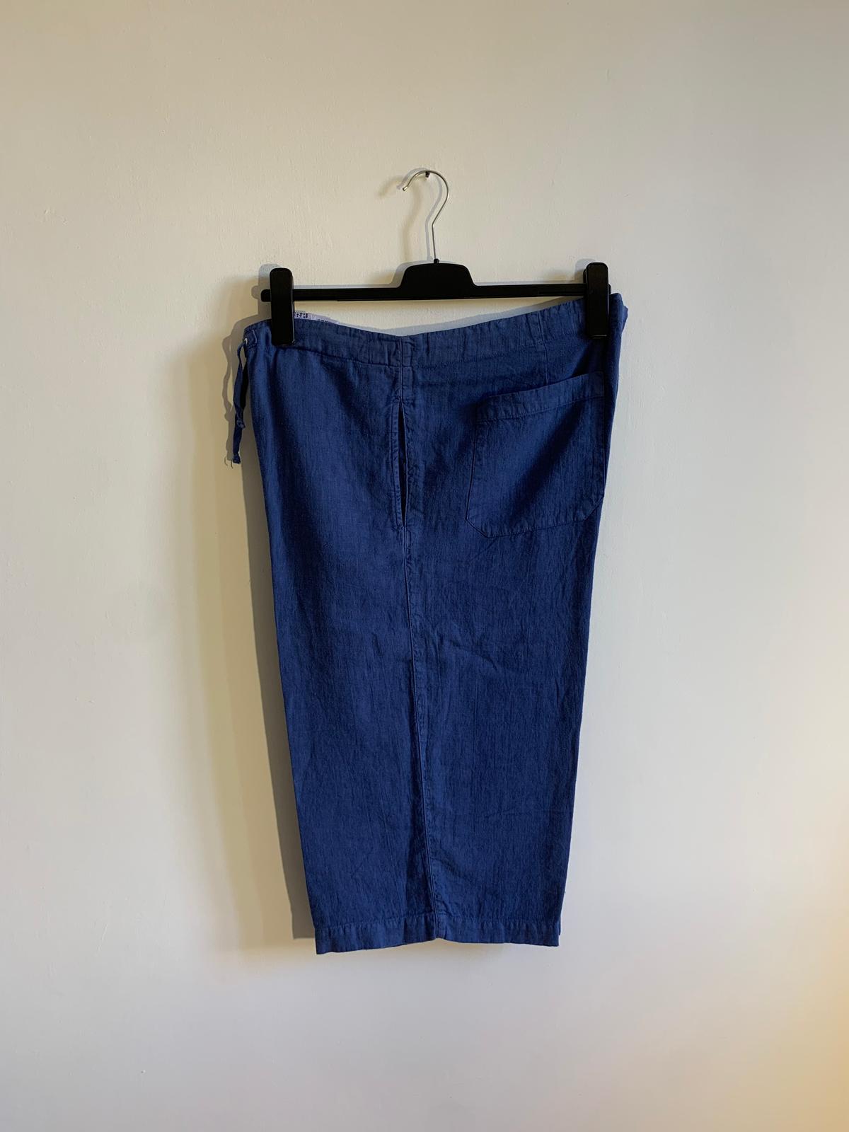 Shorts Fred Perry. Taglia 54. Colore blu. 100% Lino - GLWear #
