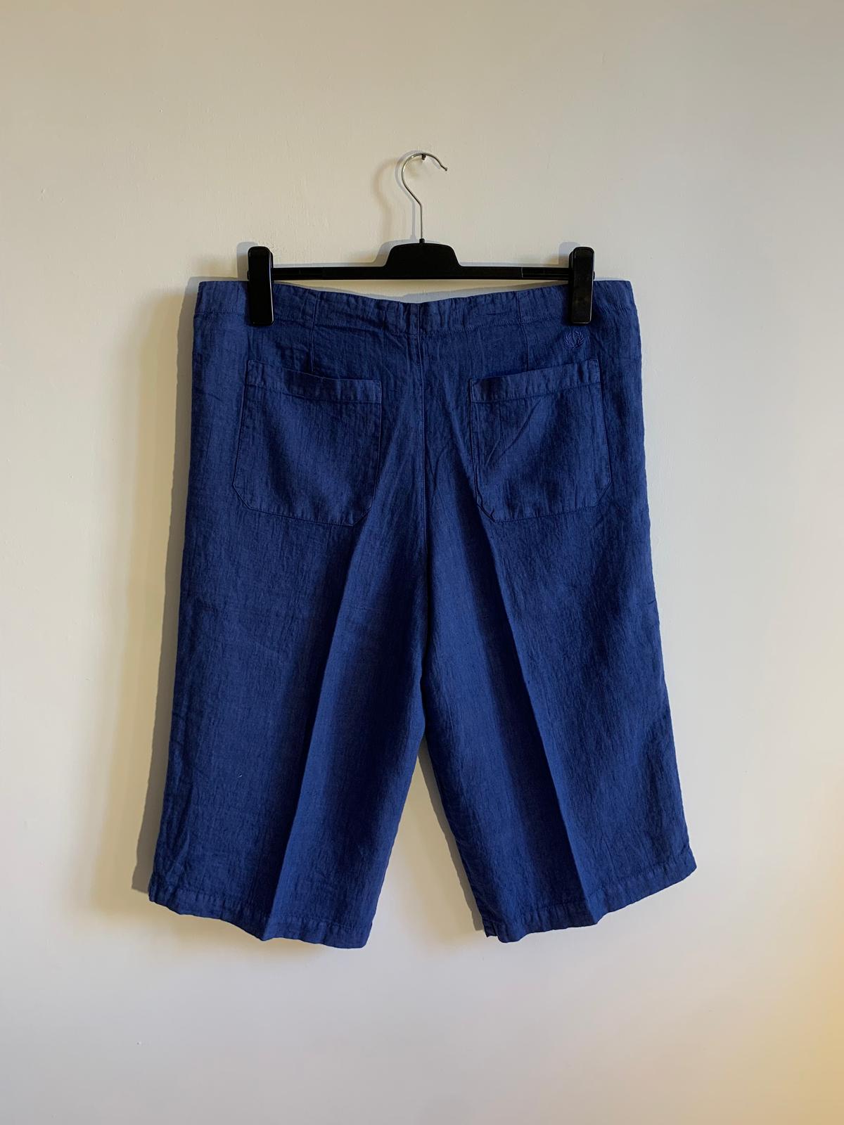 Shorts Fred Perry. Taglia 52. Colore blu. 100% Lino - GLWear #