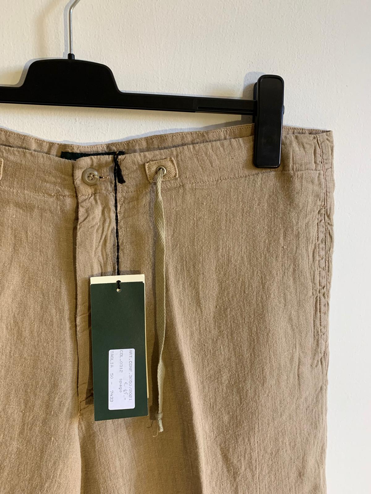 Shorts Fred Perry. Taglia 50. Colore beige. 100% Lino - GLWear #