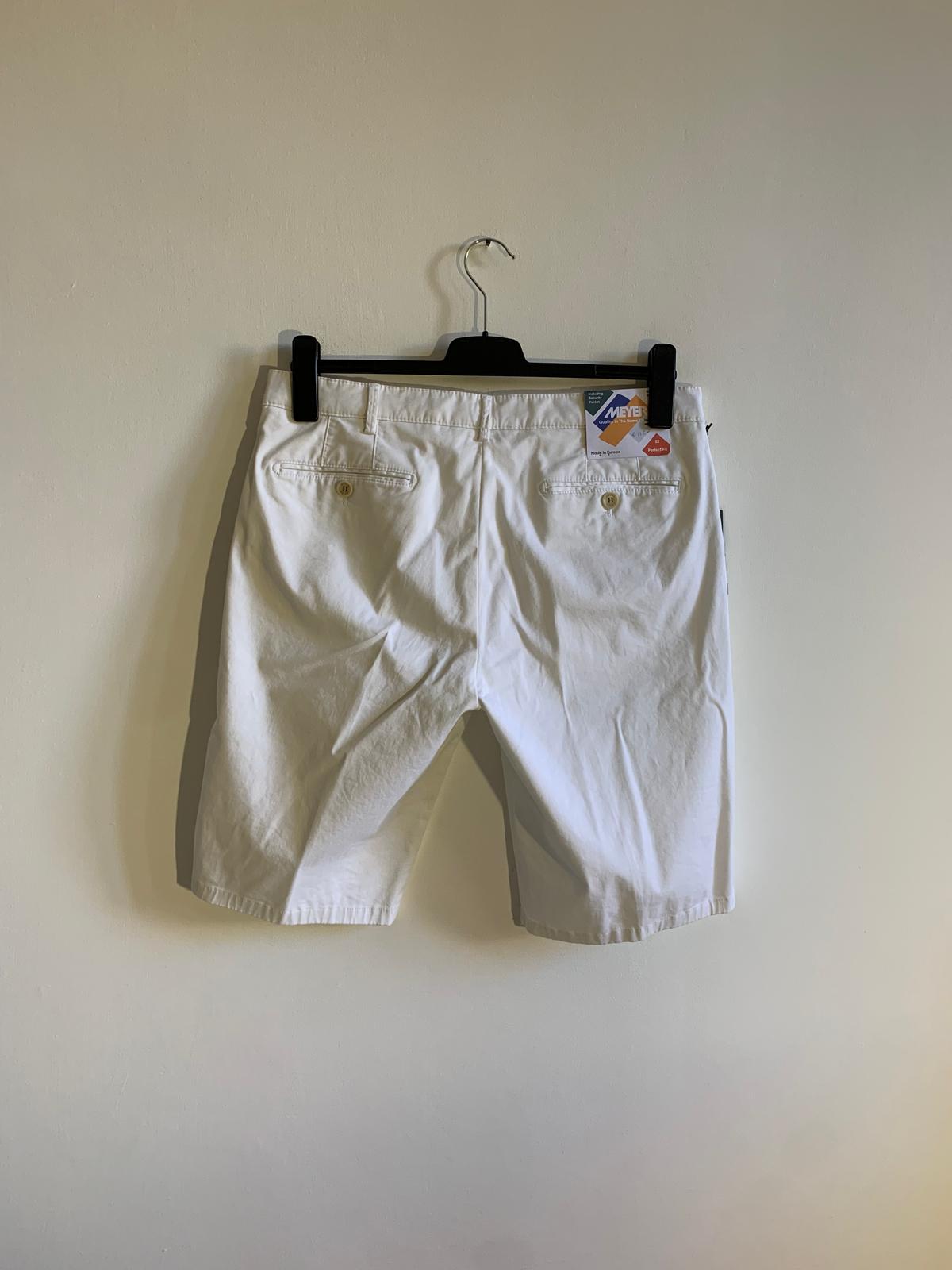 Shorts Meyer taglia 52. Colore bianco. 100% puro cotone organico bio - GLWear #
