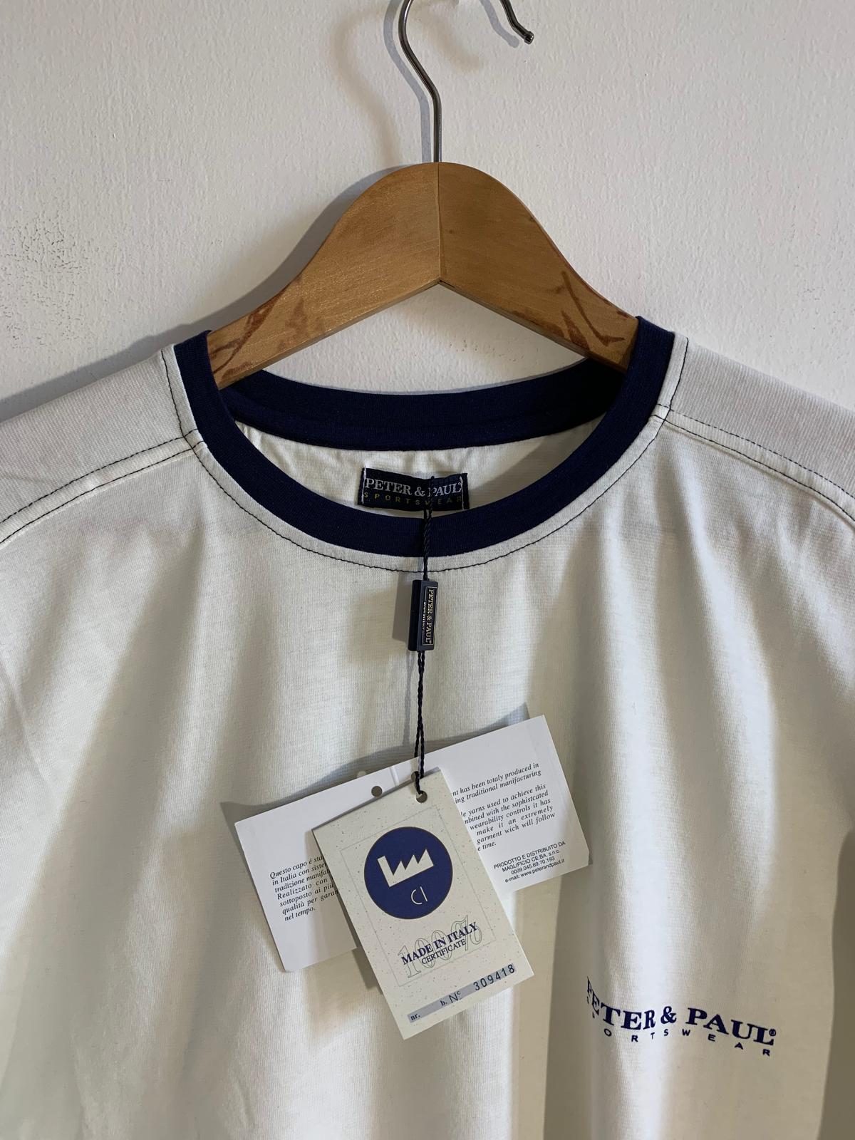 T-Shirt manica lunga Peter & Paul sportswear. Taglia XL. 100% Cotone. Made in Italy - GLWear #