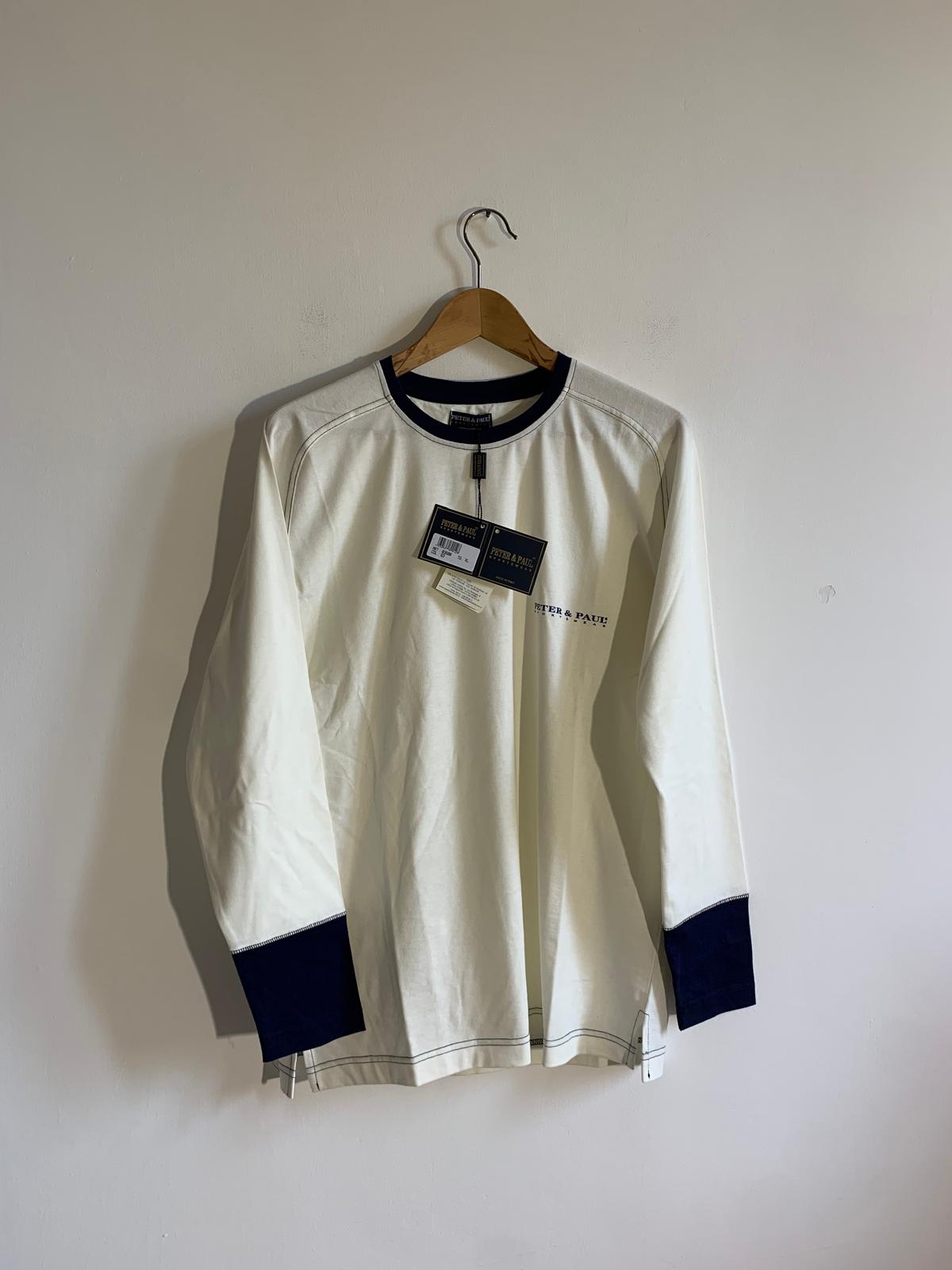 T-Shirt manica lunga Peter & Paul sportswear. Taglia XL. 100% Cotone. Made in Italy - GLWear #