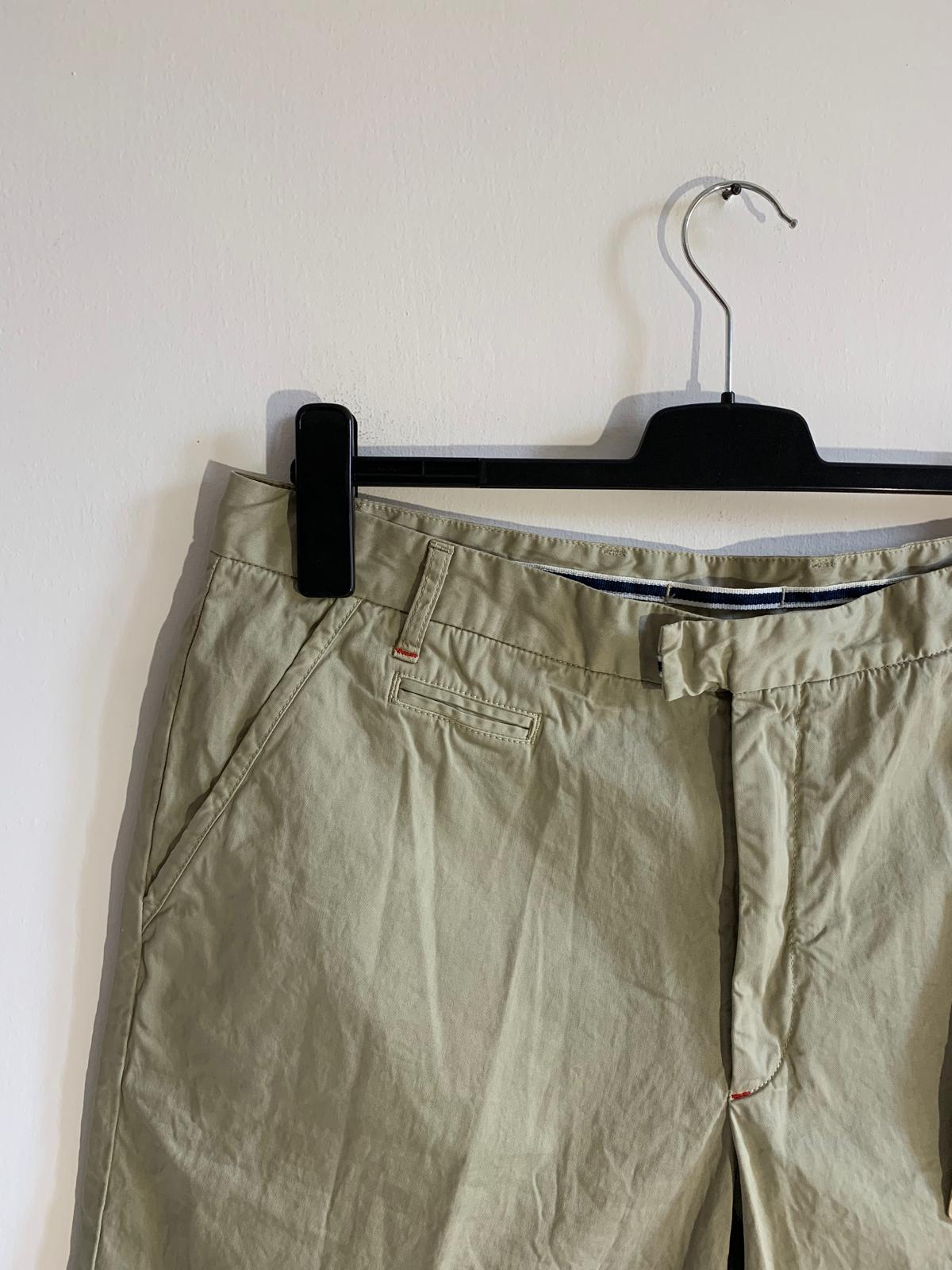 Shorts Osgood mod. Bermuda Gambardine doppio. Taglia 54. Colore kaki. 100% Cotone