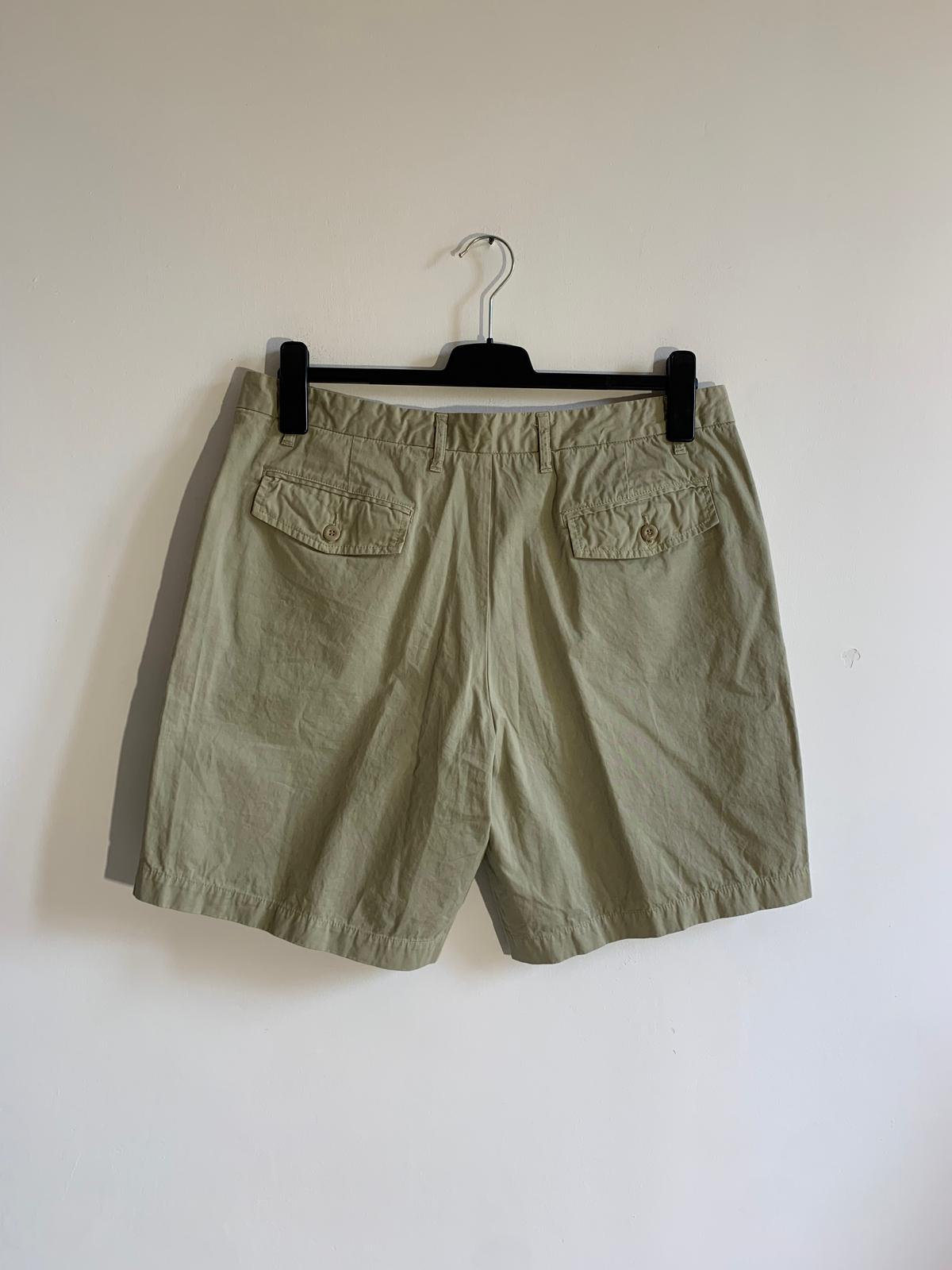 Shorts Osgood mod. Bermuda Gambardine doppio. Taglia 54. Colore kaki. 100% Cotone