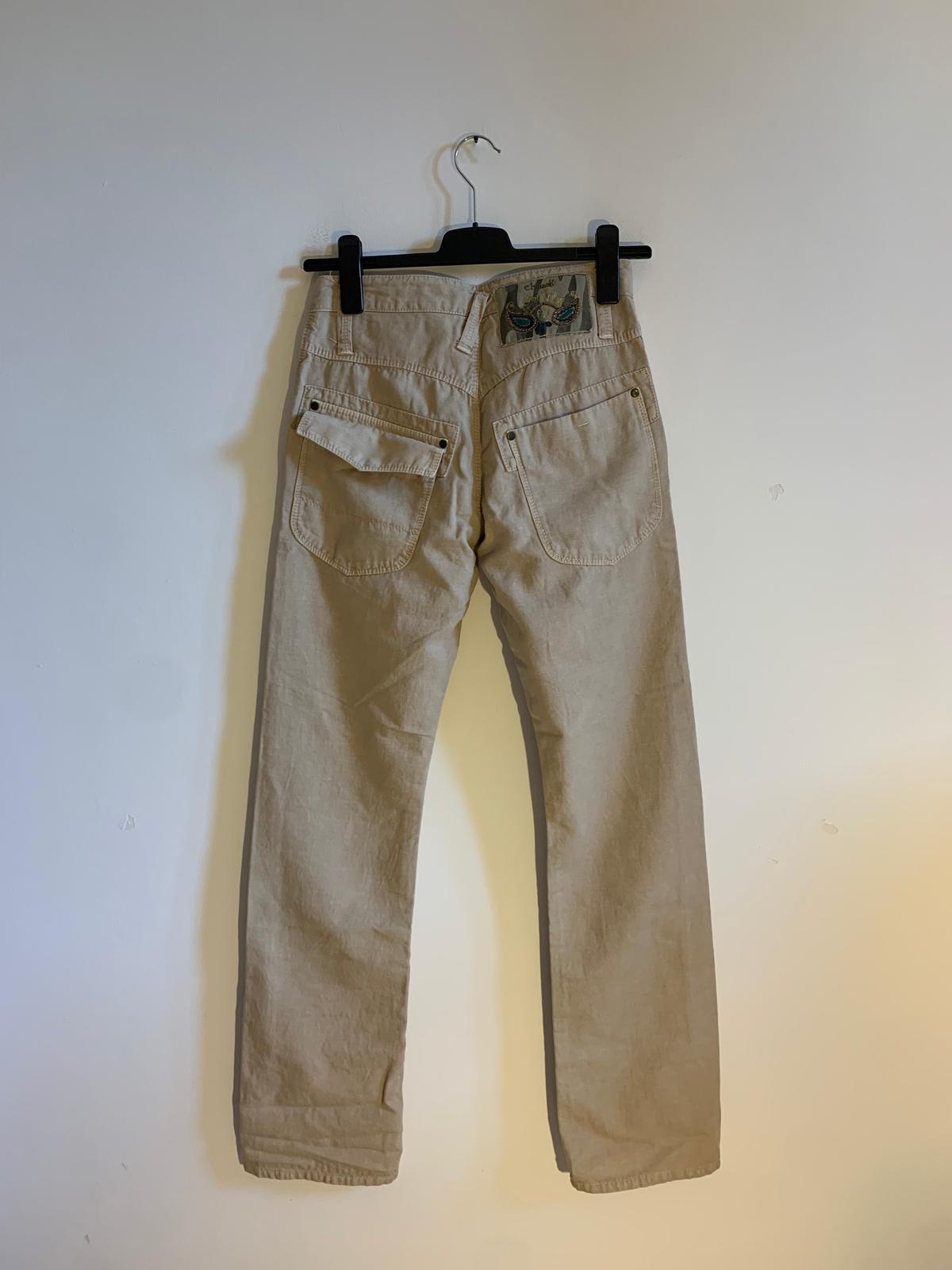 Pantalone Chinook. Taglia 44/46. 100% Cotone. Colore Beige