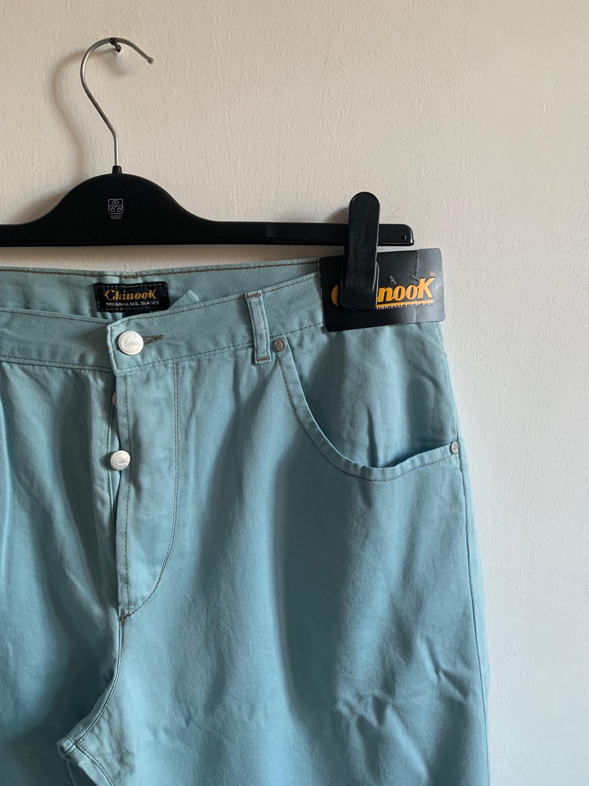 Pantalone Chinook. Taglia 52. 100% Cotone. Colore carta da zucchero