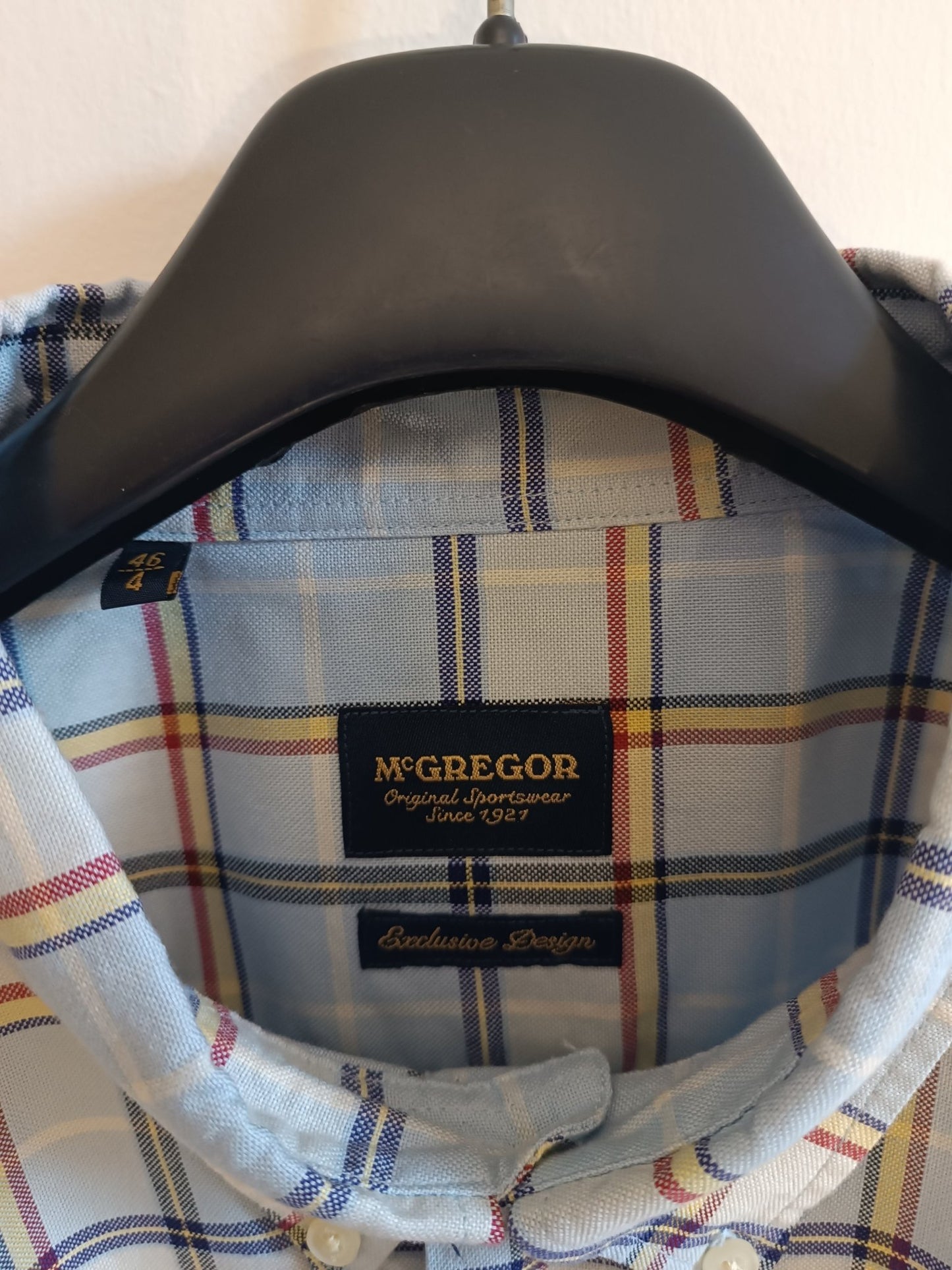 Camicia a scacchi McGregor. Taglia XL. 100% Cotone - GLWear #