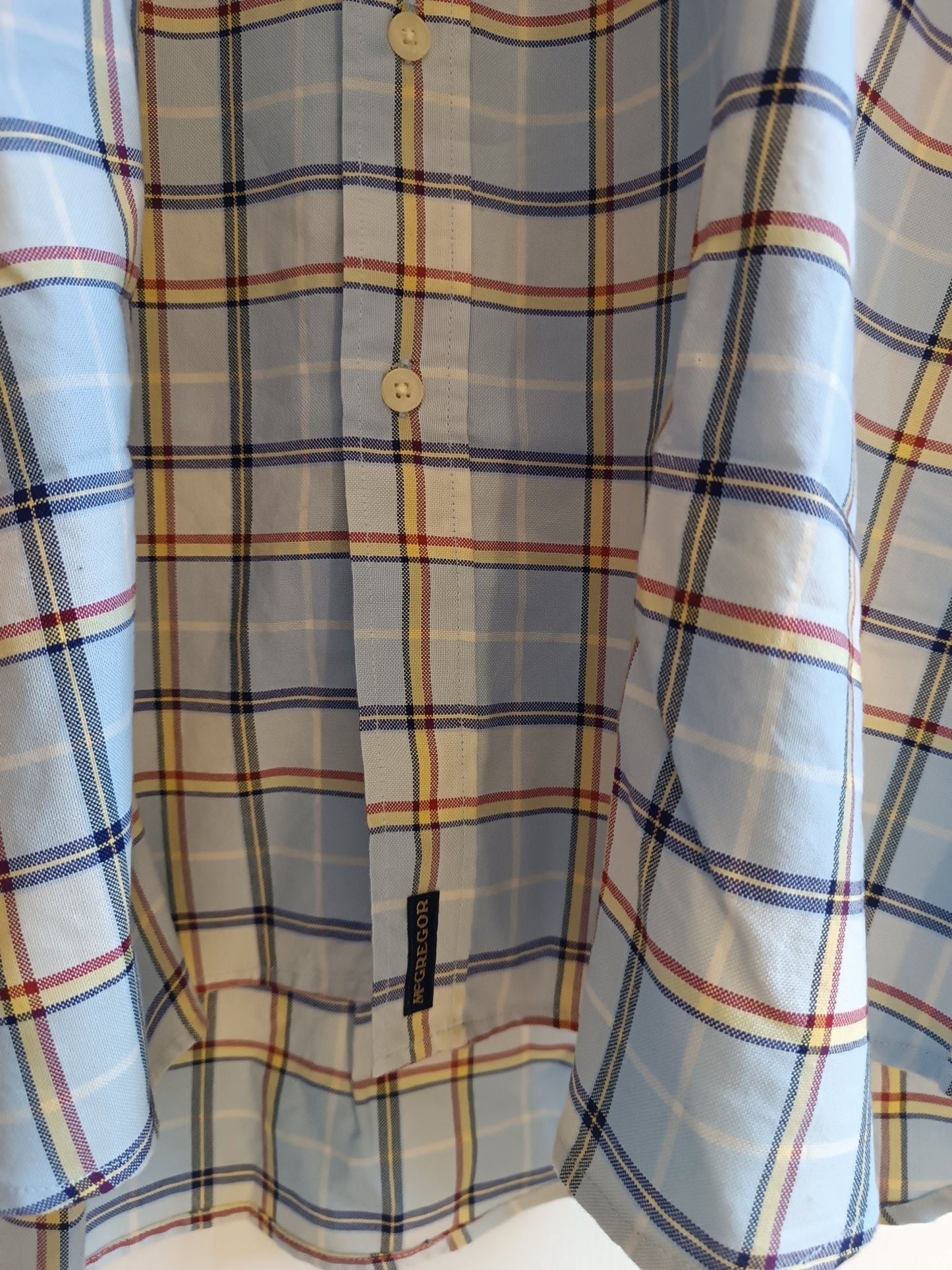 Camicia a scacchi McGregor. Taglia XL. 100% Cotone - GLWear #