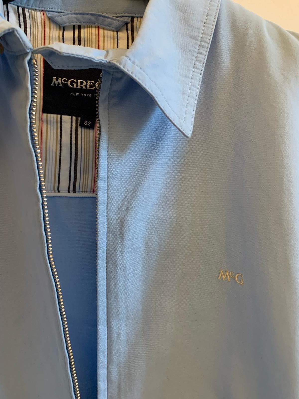 Giacca McGregor mod. ALEX DRIZZIER. Colore turchese. Taglia 52. 100% Cotone - GLWear #