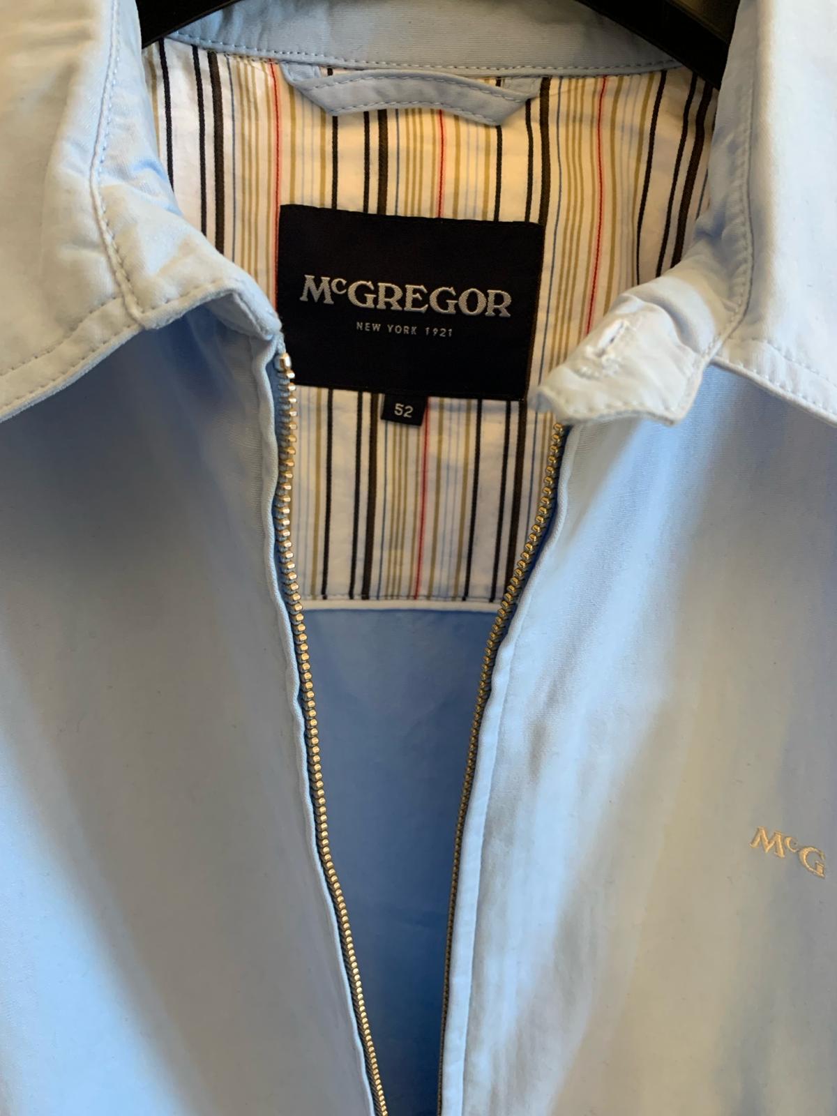 Giacca McGregor mod. ALEX DRIZZIER. Colore turchese. Taglia 52. 100% Cotone - GLWear #