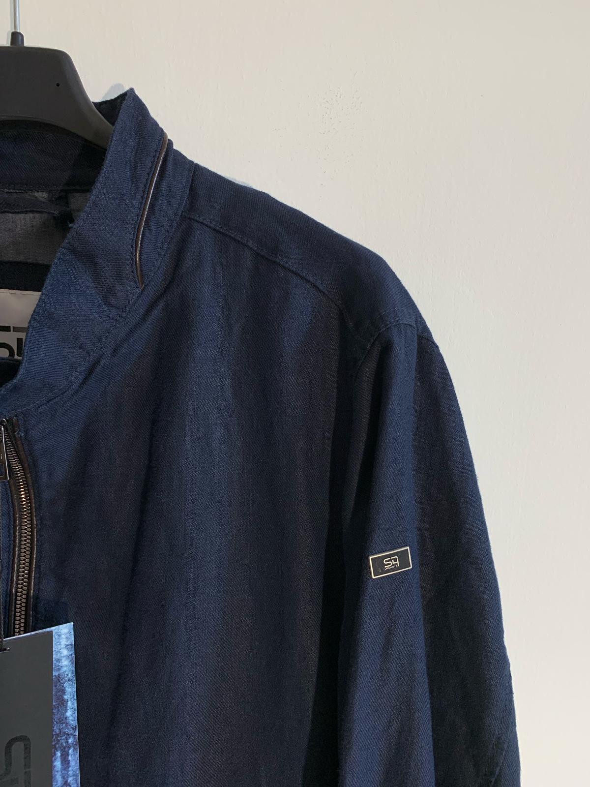 Giacca S4 Jackets modello PORTOFINO. Colore blu. Taglia 54. 100% Lino - GLWear #