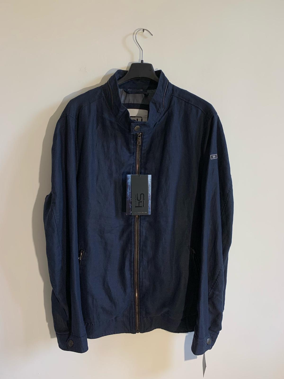 Giacca S4 Jackets modello PORTOFINO. Colore blu. Taglia 54. 100% Lino - GLWear #