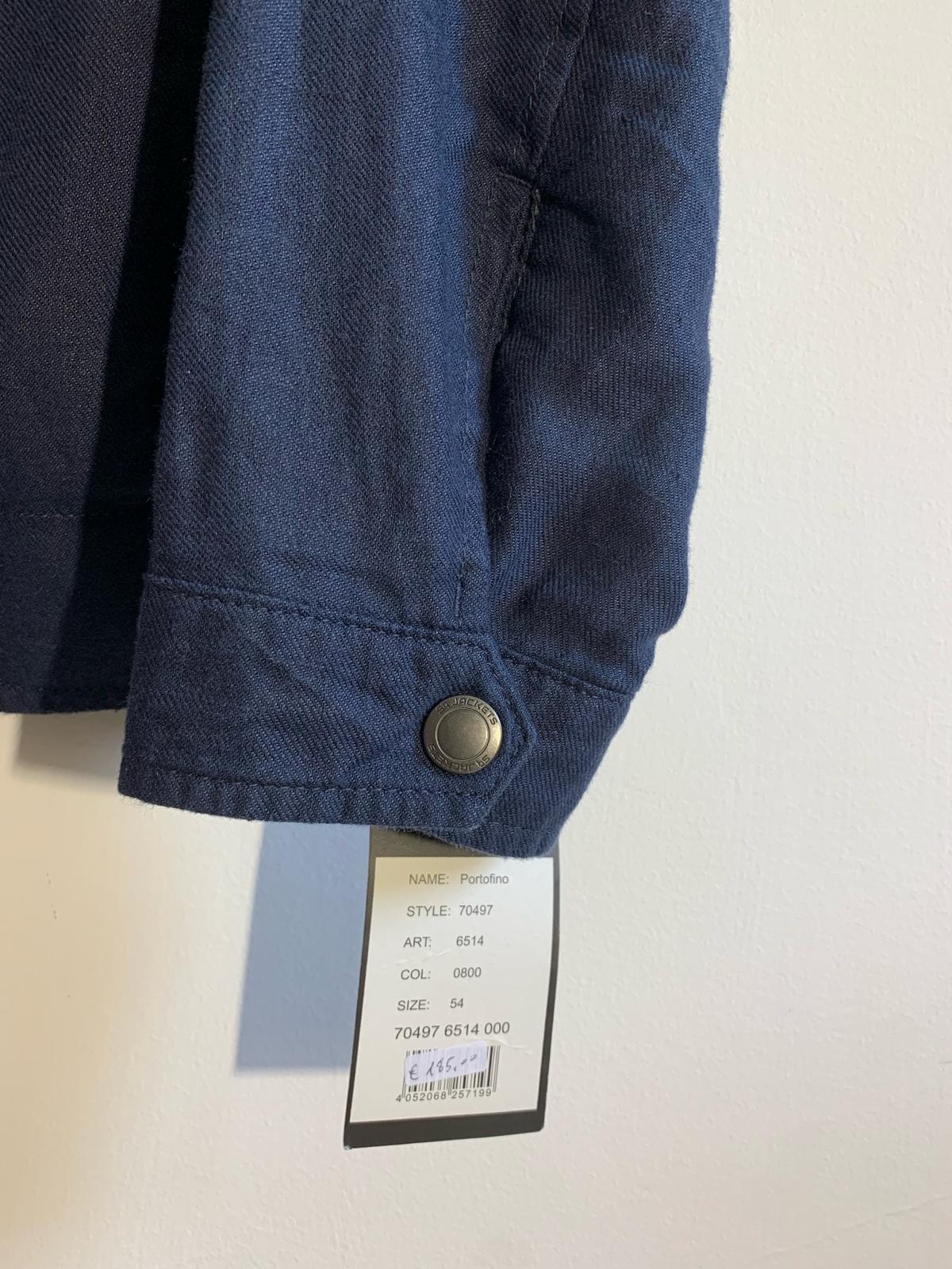 Giacca S4 Jackets modello PORTOFINO. Colore blu. Taglia 54. 100% Lino - GLWear #