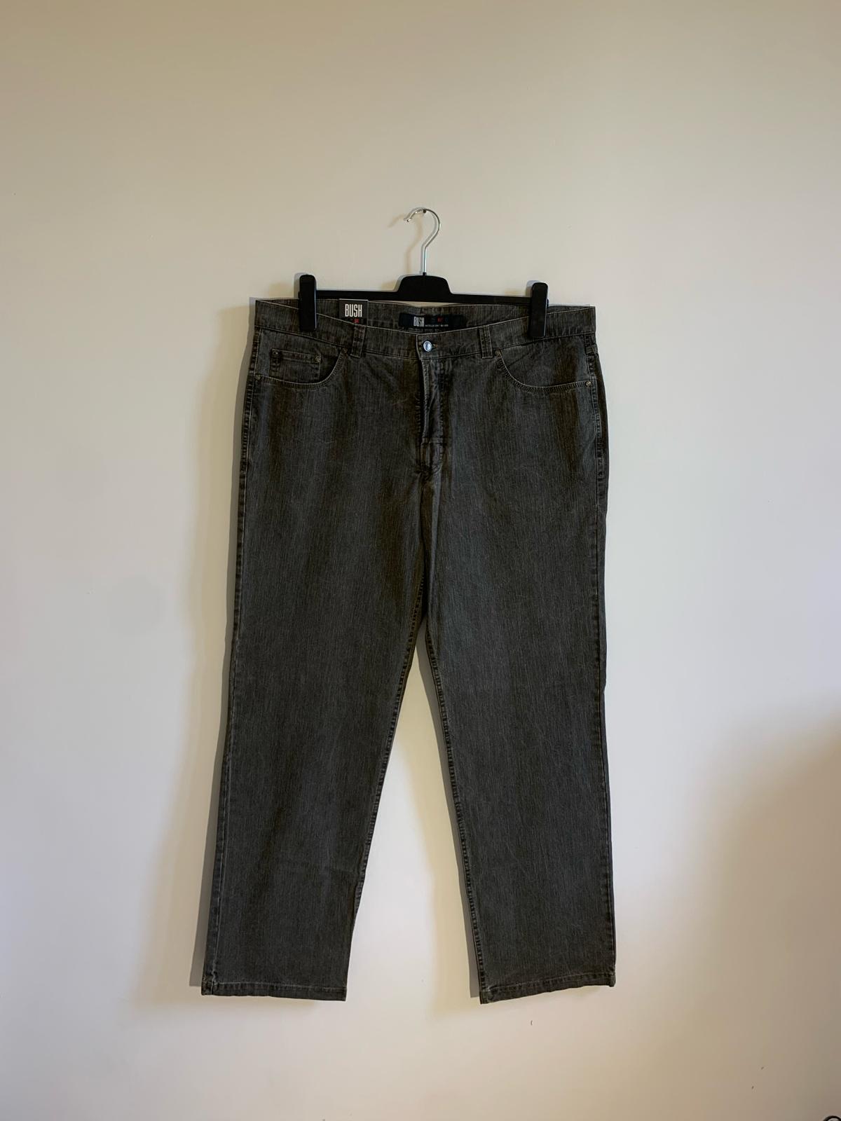Jeans Bush Taglia 58. 98% Cotone. Colore antracite - GLWear #