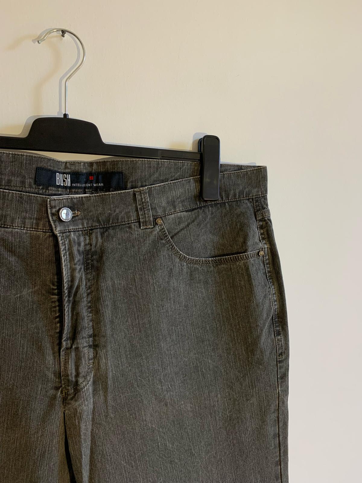 Jeans Bush Taglia 58. 98% Cotone. Colore antracite - GLWear #