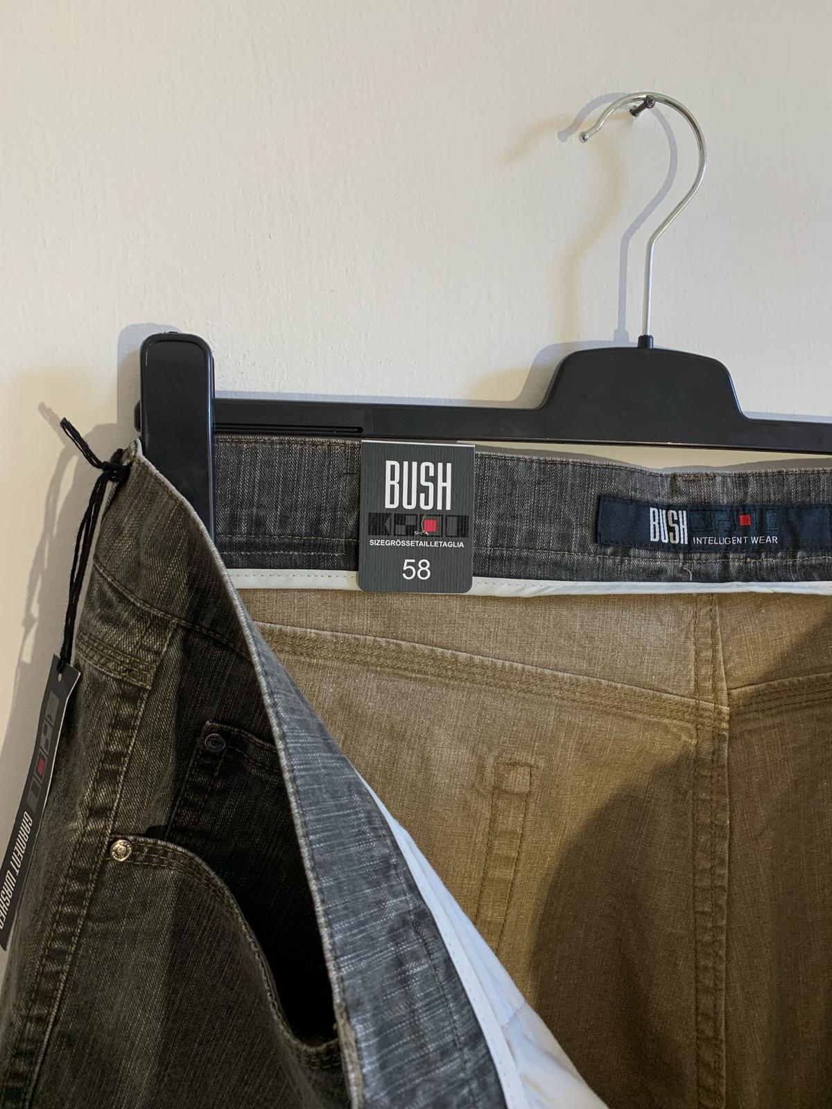 Jeans Bush Taglia 58. 98% Cotone. Colore antracite - GLWear #