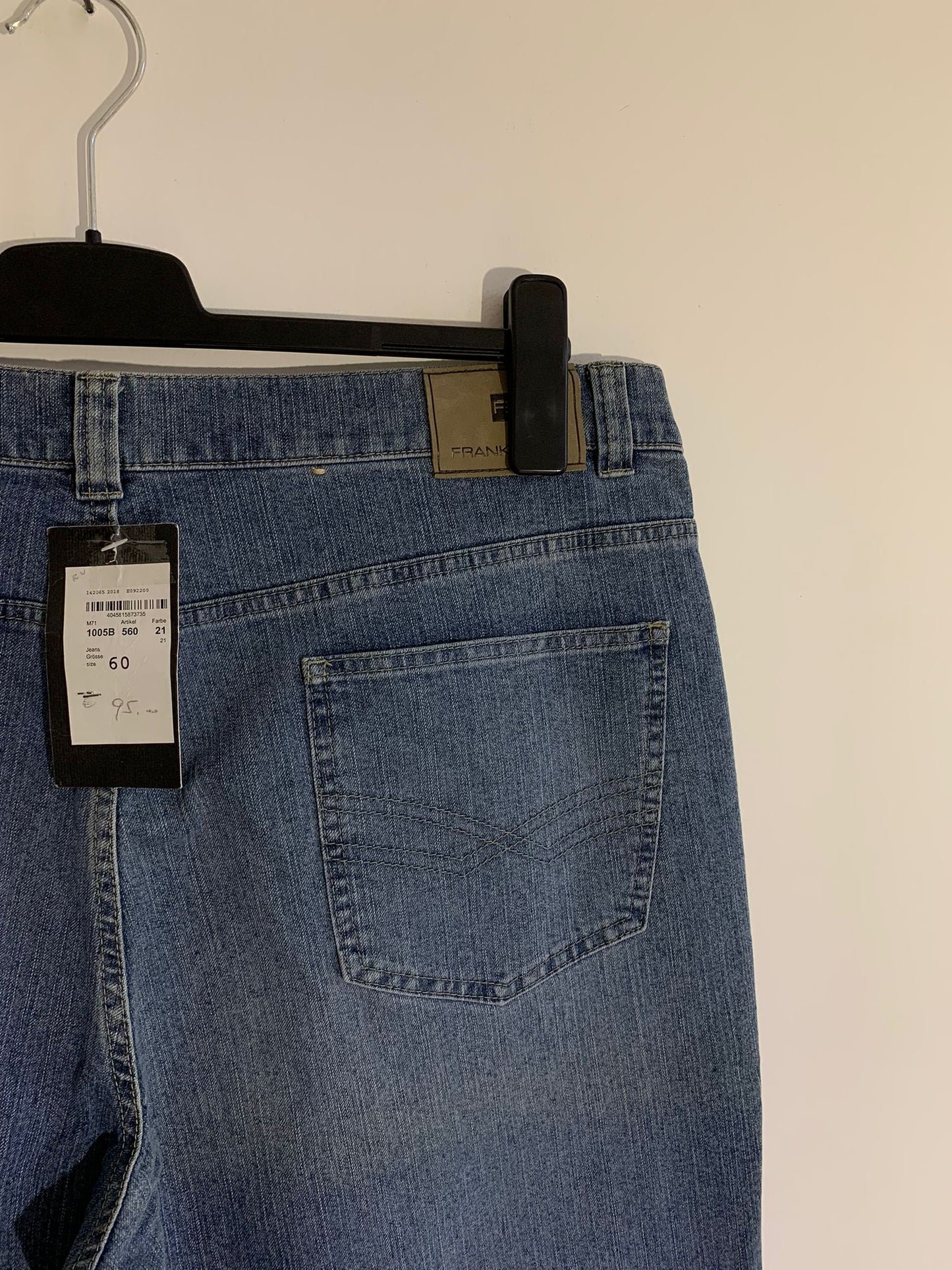 Jeans Frank Eden. Taglia 60. 85% Cotone 13% Poliestere 2% Elastane - GLWear #