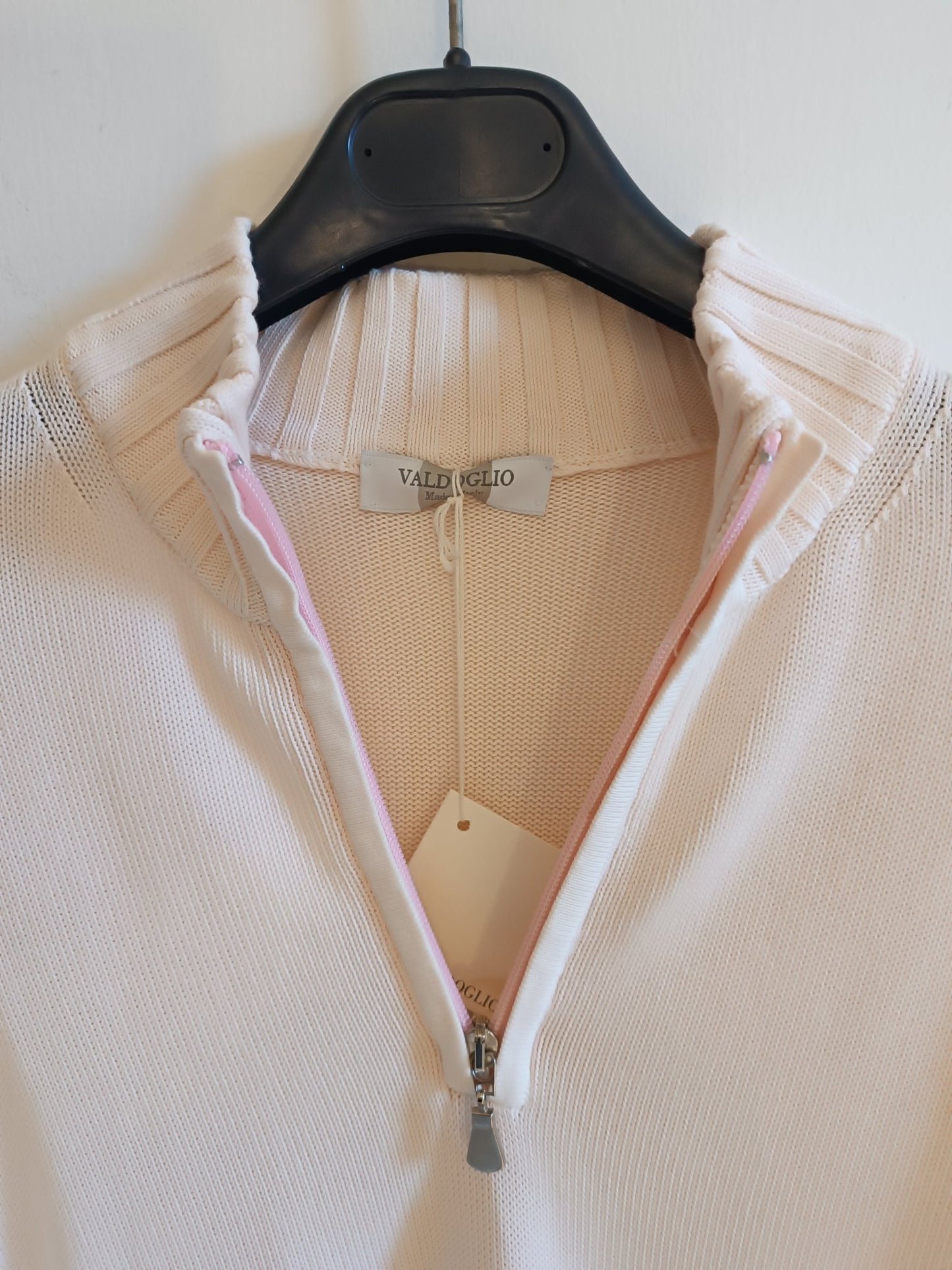Maglione Valdoglio unisex colore rosa. Taglia 54. 100% Cotone - GLWear #