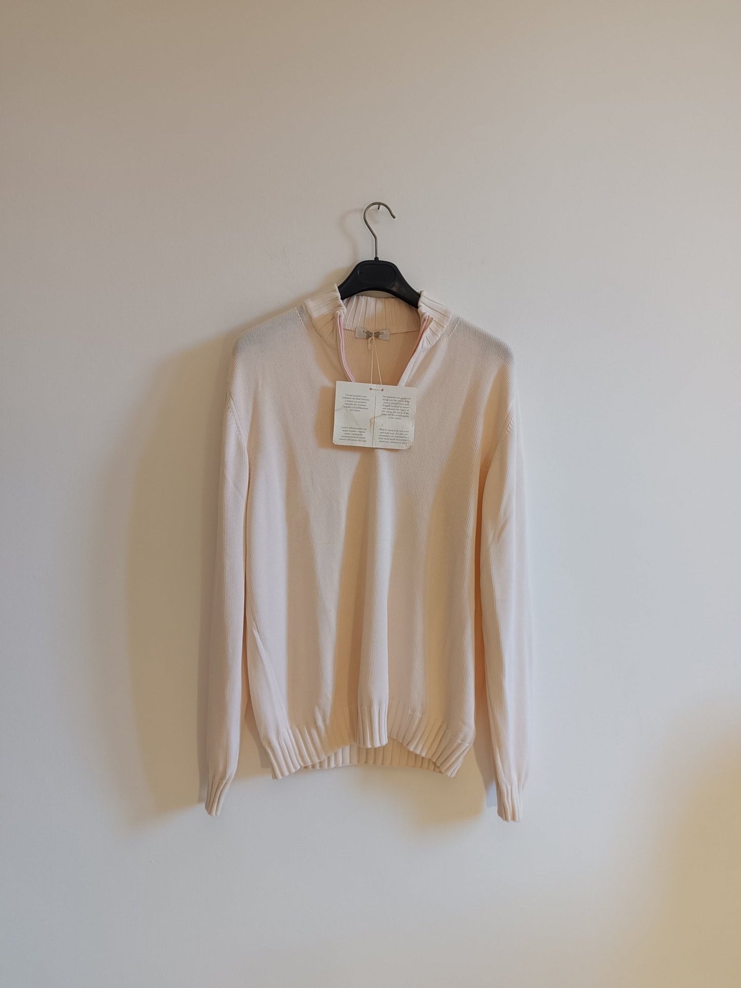 Maglione Valdoglio unisex colore rosa. Taglia 54. 100% Cotone - GLWear #
