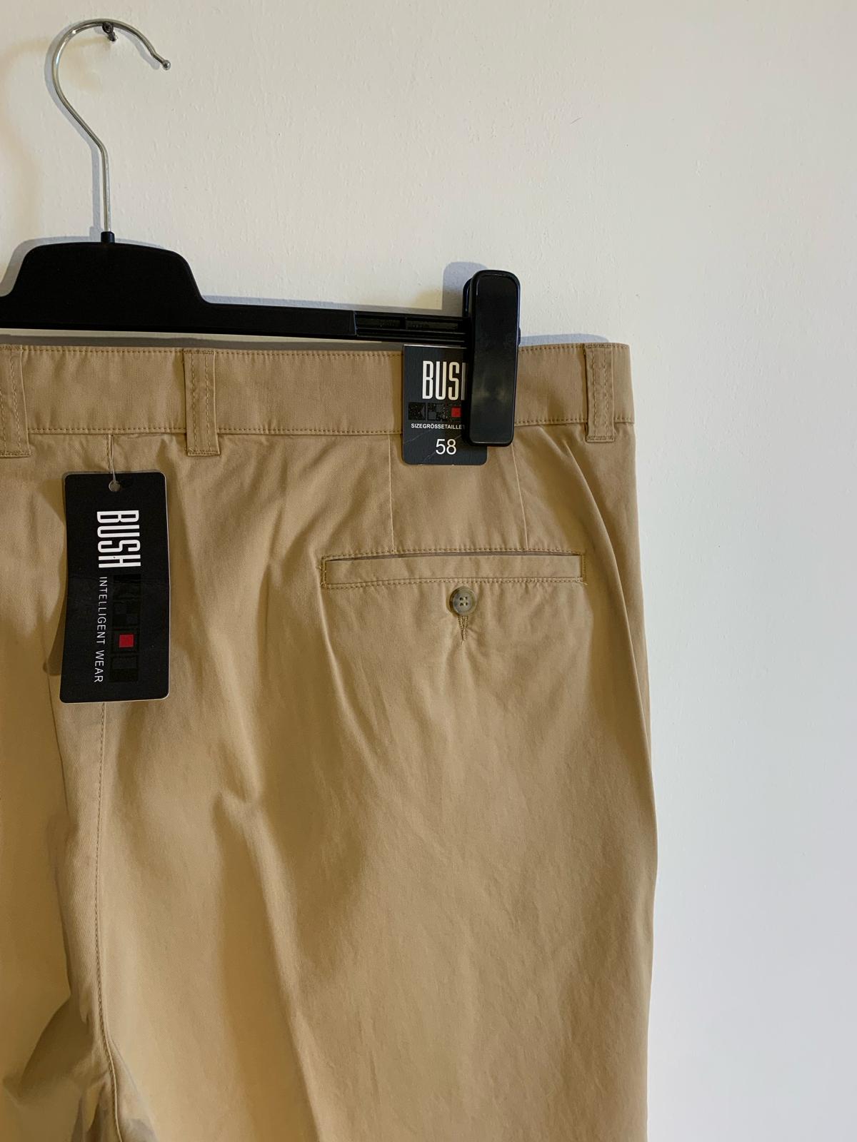 Pantalone Bush. Colore beige. Taglia 58. 98% Cotone - GLWear #