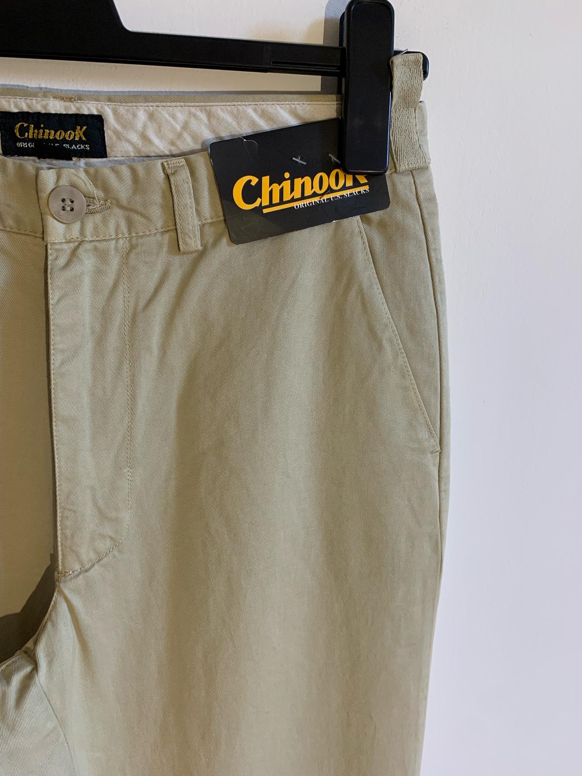 Pantalone chino Chinook mod. CHINO'S SLACK taglia 46-48. Colore Beige. 100% Cotone - GLWear #