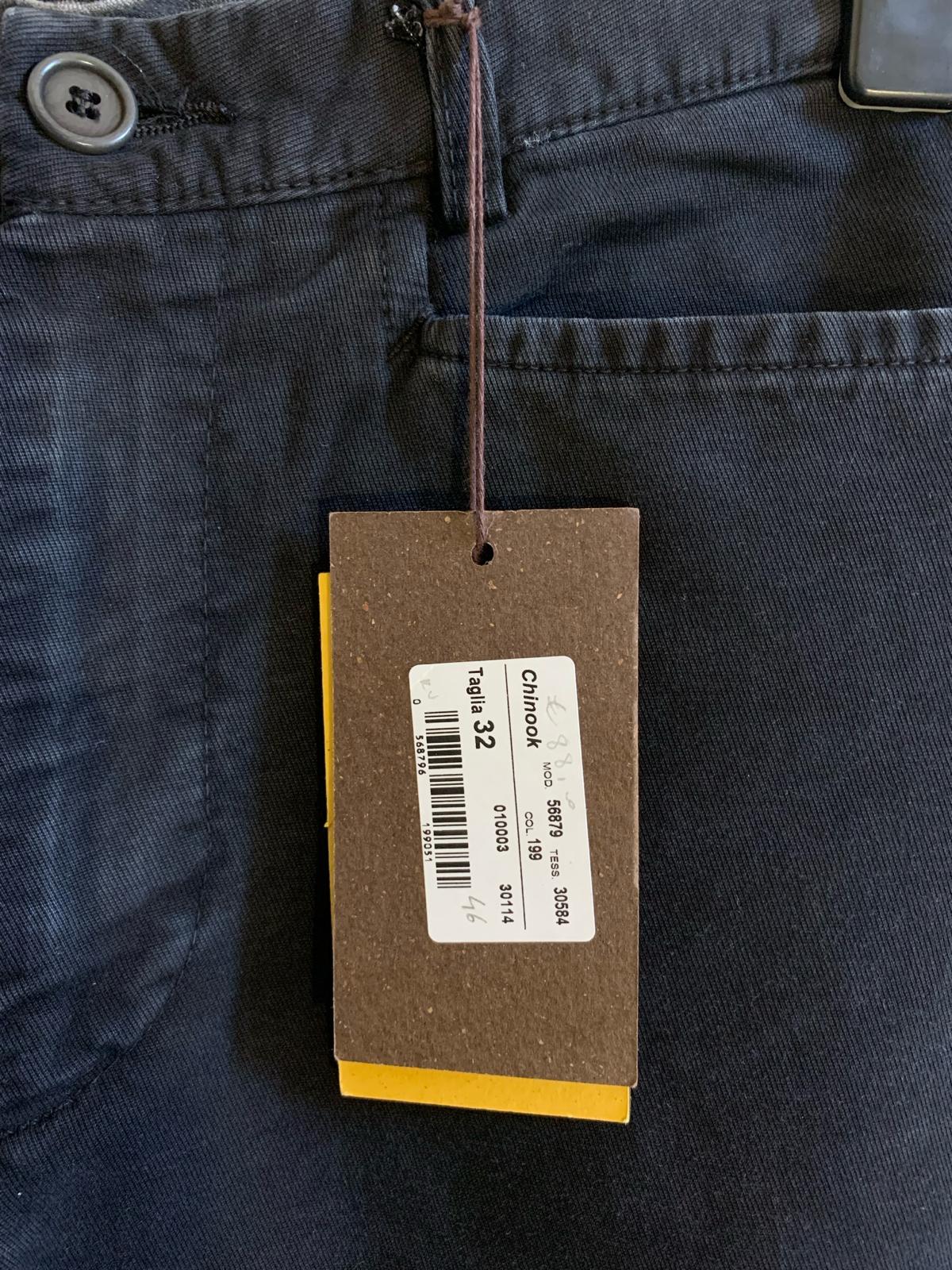 Pantalone Chinook colore antracite. Taglia 46. 100% Cotone - GLWear #