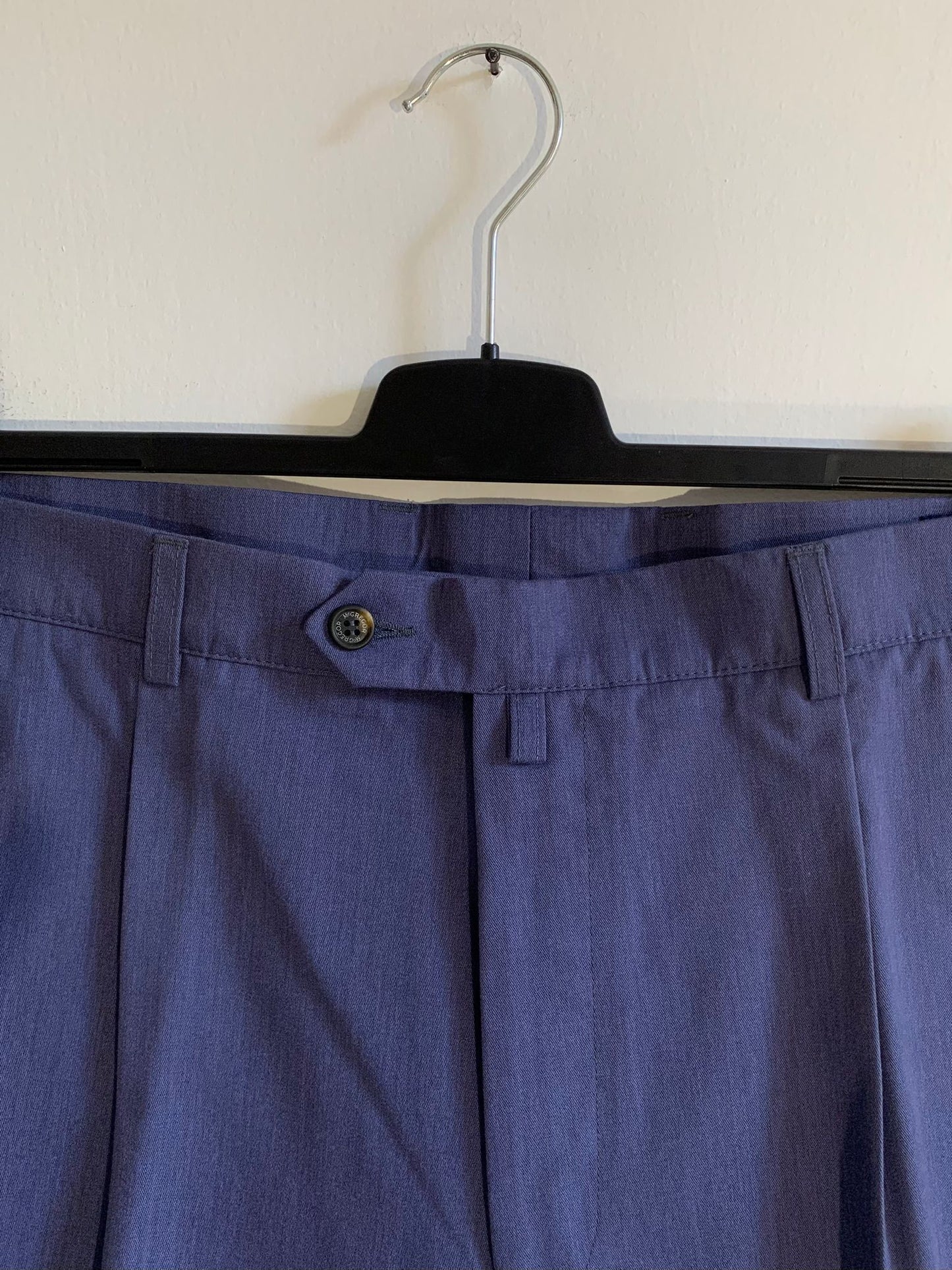 Pantalone McGregor mod. Barona. Taglia 58. Colore blu. 35% Cotone 65% Poliestere - GLWear #
