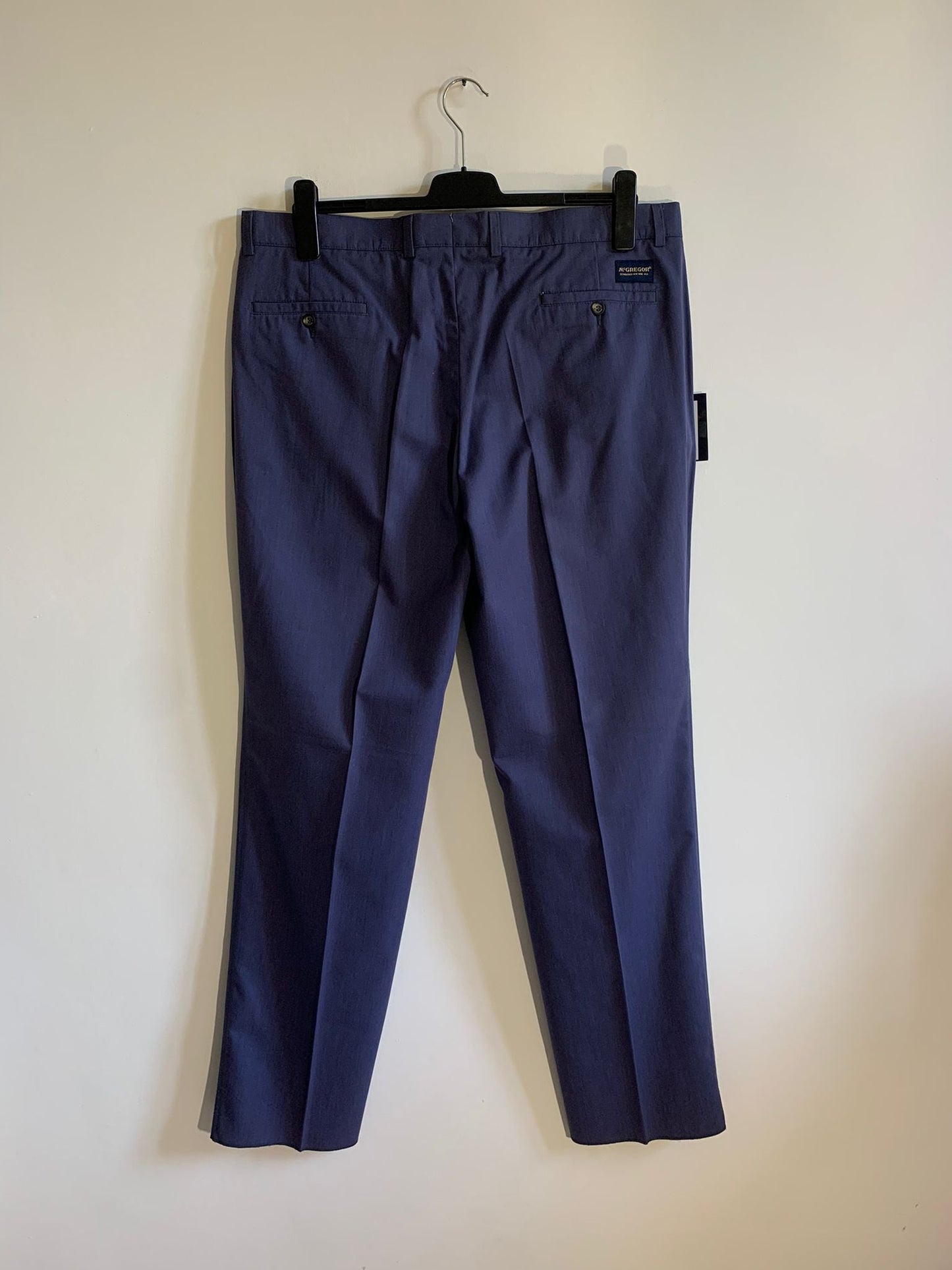 Pantalone McGregor mod. Barona. Taglia 58. Colore blu. 35% Cotone 65% Poliestere - GLWear #