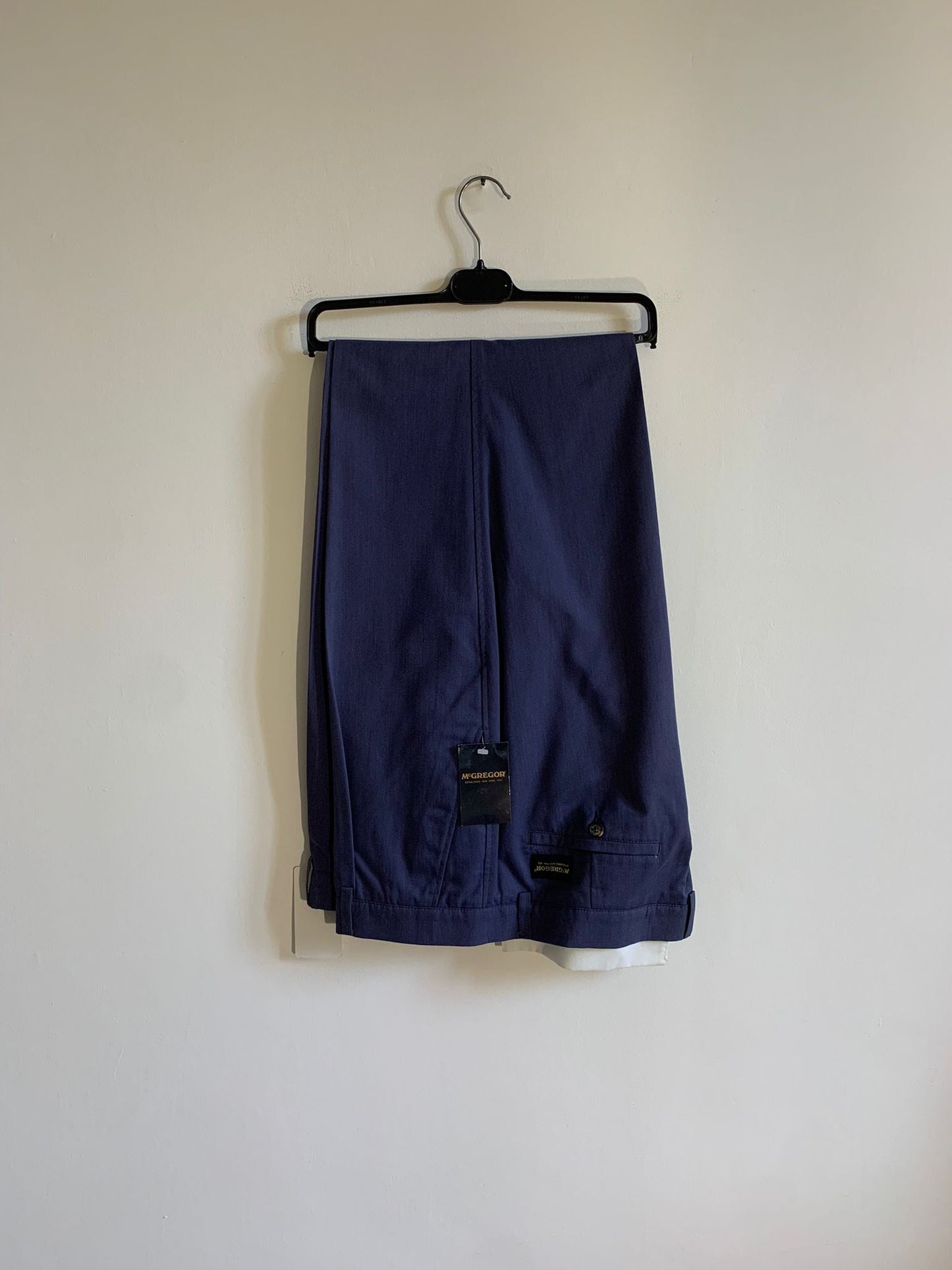 Pantalone McGregor mod. Barona. Taglia 58. Colore blu. 35% Cotone 65% Poliestere - GLWear #