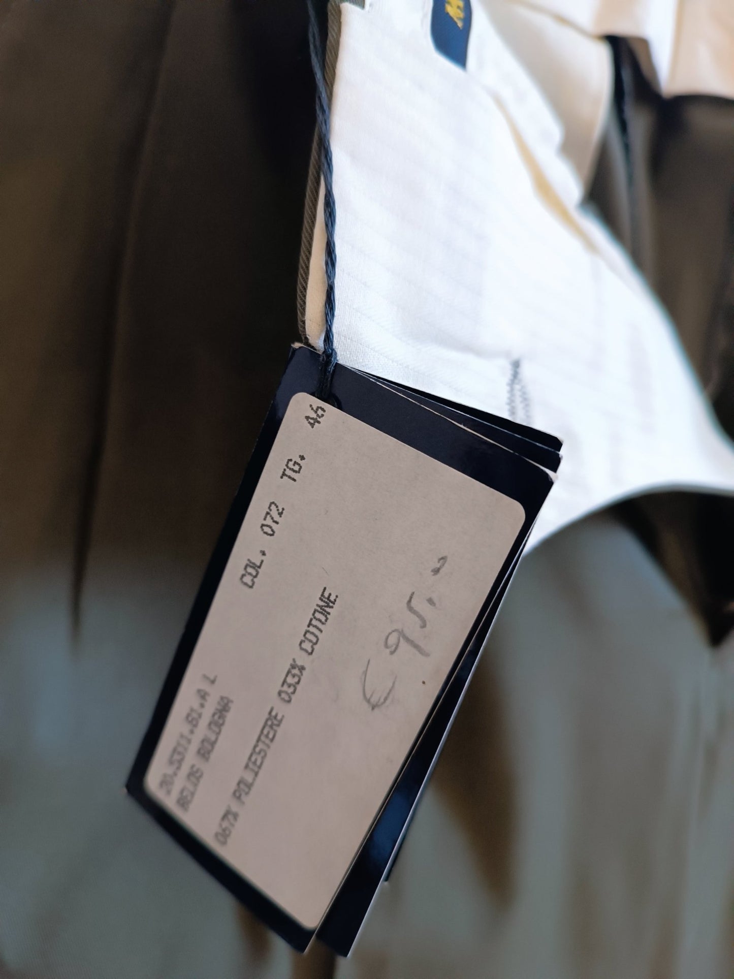 Pantalone McGregor mod. Belos Bologna. Taglia 46. 33% Cotone 67% Poliestere. Colore kaki - GLWear #