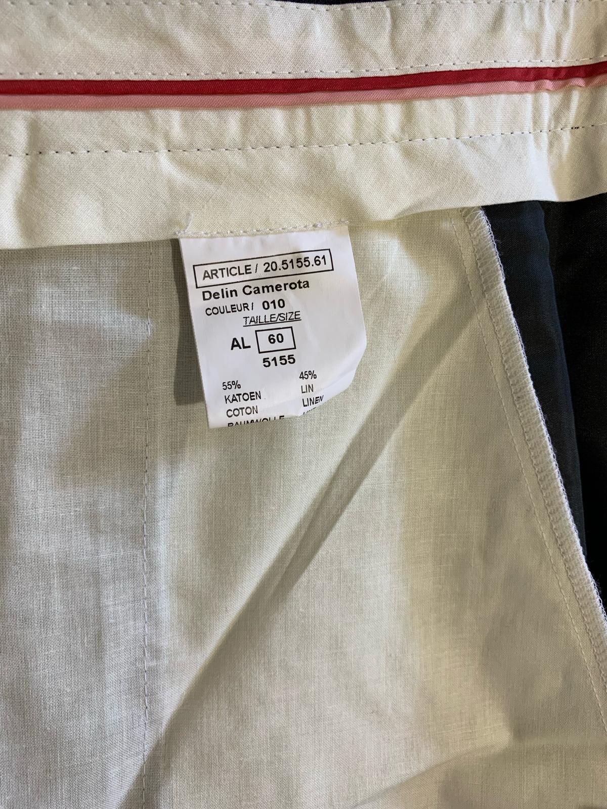 Pantalone McGregor mod. Delin Camerota . Taglia 60. Colore blu. 55 % Cotone 45% Lino - GLWear #