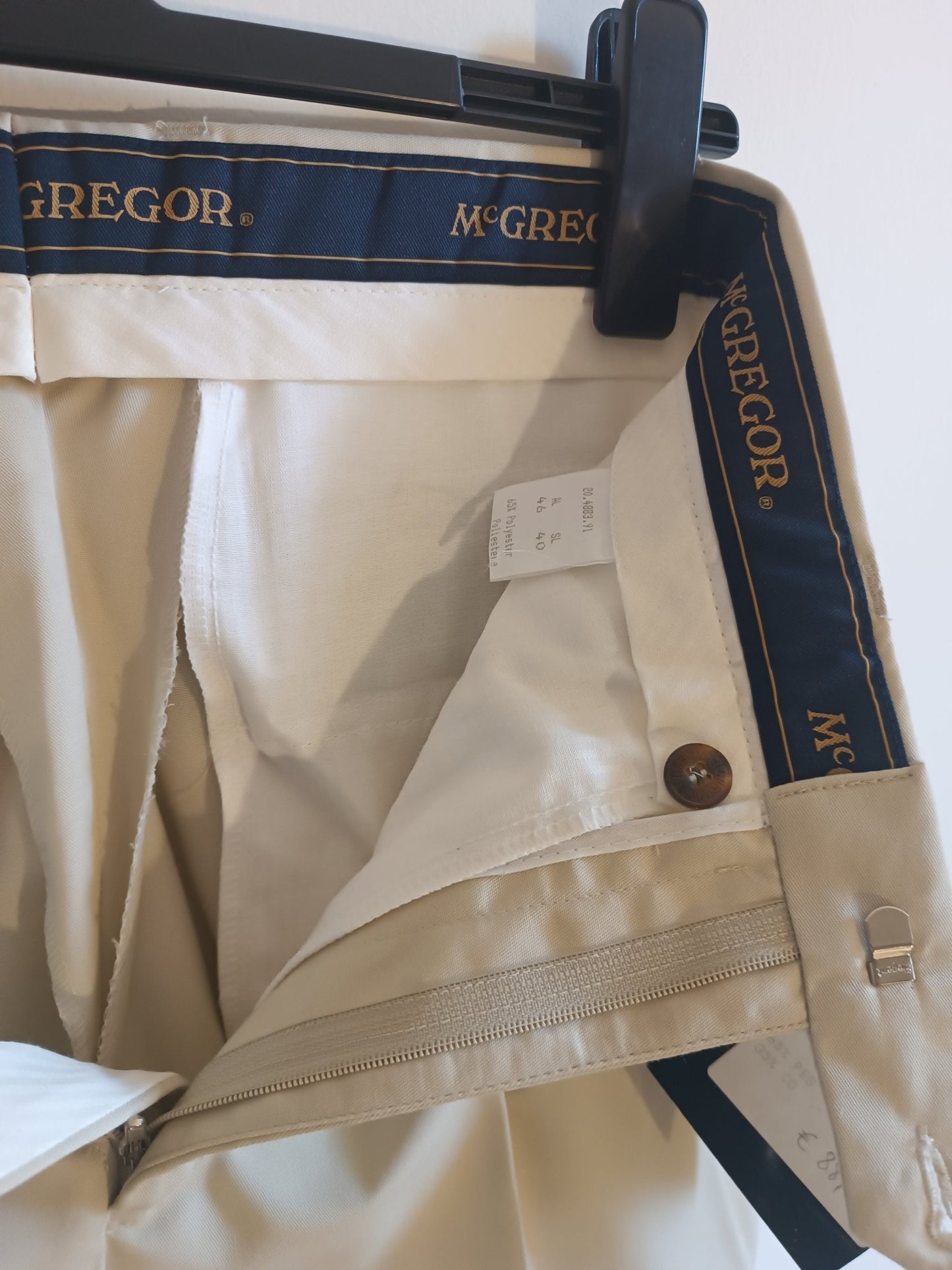 Pantalone McGregor modello Sevilla Bologna. Taglia 46. 67% Poliestere 33% Cotone - GLWear #