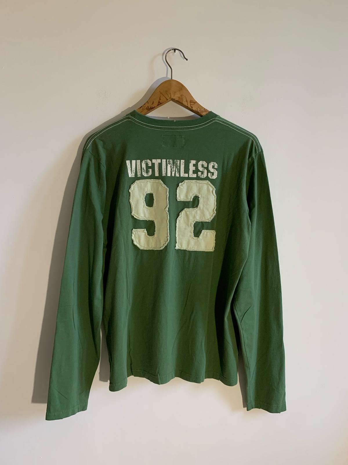 T-shirt Mud & Glory manica lunga. Taglia L. Colore verde. 100% Cotone - GLWear #