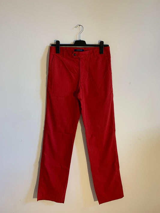 Pantaloni McGregor mod. Esat Giovanni. Taglia 48. Colore rosso. 100% Cotone