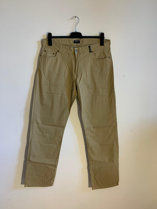 Pantaloni McGregor mod. Brera Light Sterling. Taglia 46. Color Kaki. 100% Cotone (copia)