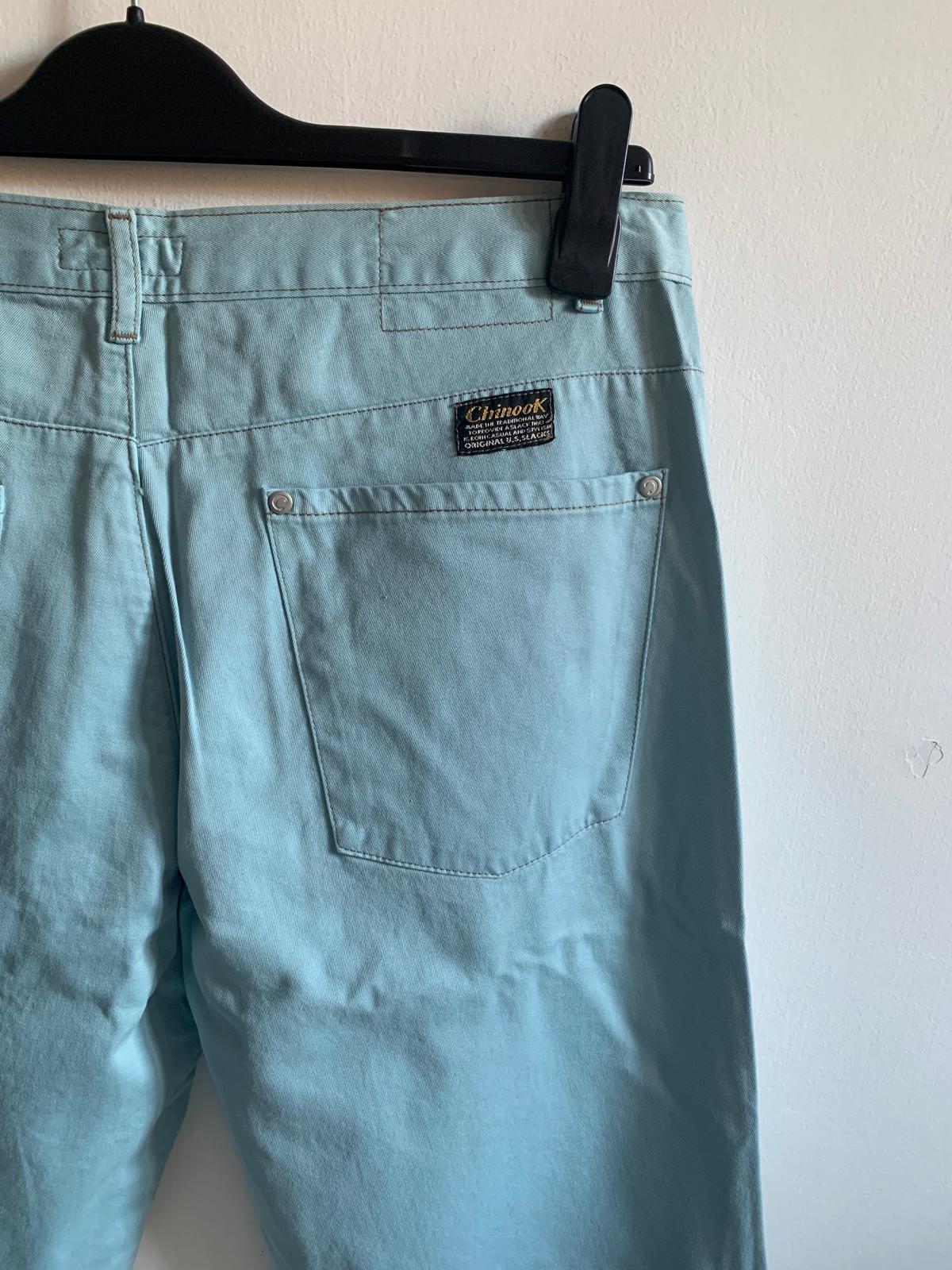 Pantalone Chinook. Taglia 52. 100% Cotone. Colore carta da zucchero