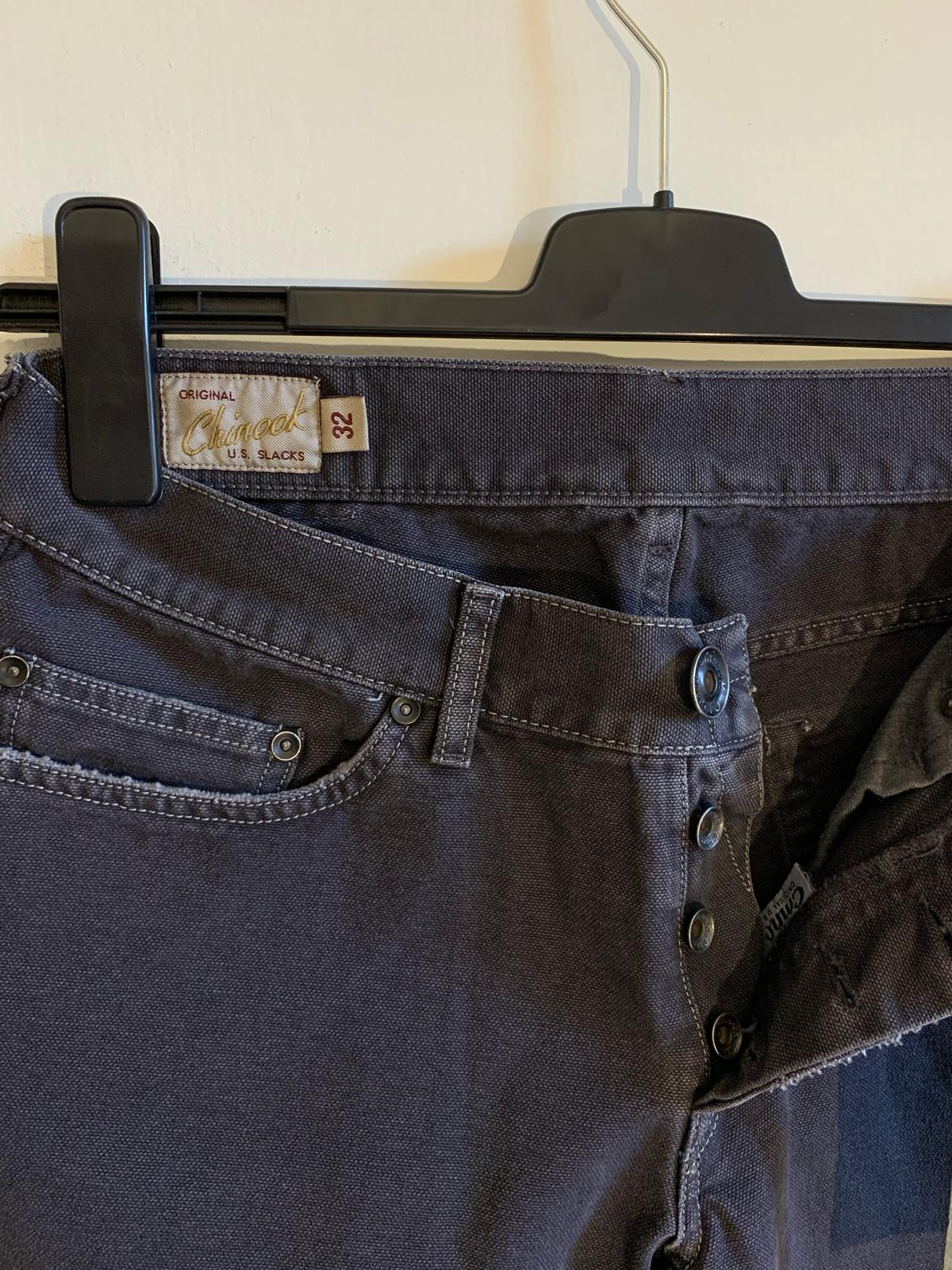 Jeans Chinook taglia 48. 100% Cotone. Colore antracite - GLWear #