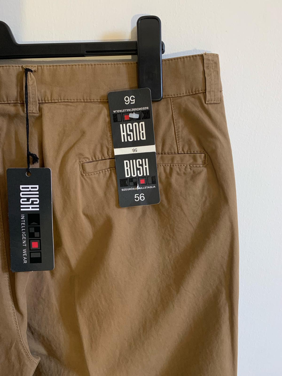 Pantalone Bush taglia 56. Colore marrone. 100% Cotone - GLWear #