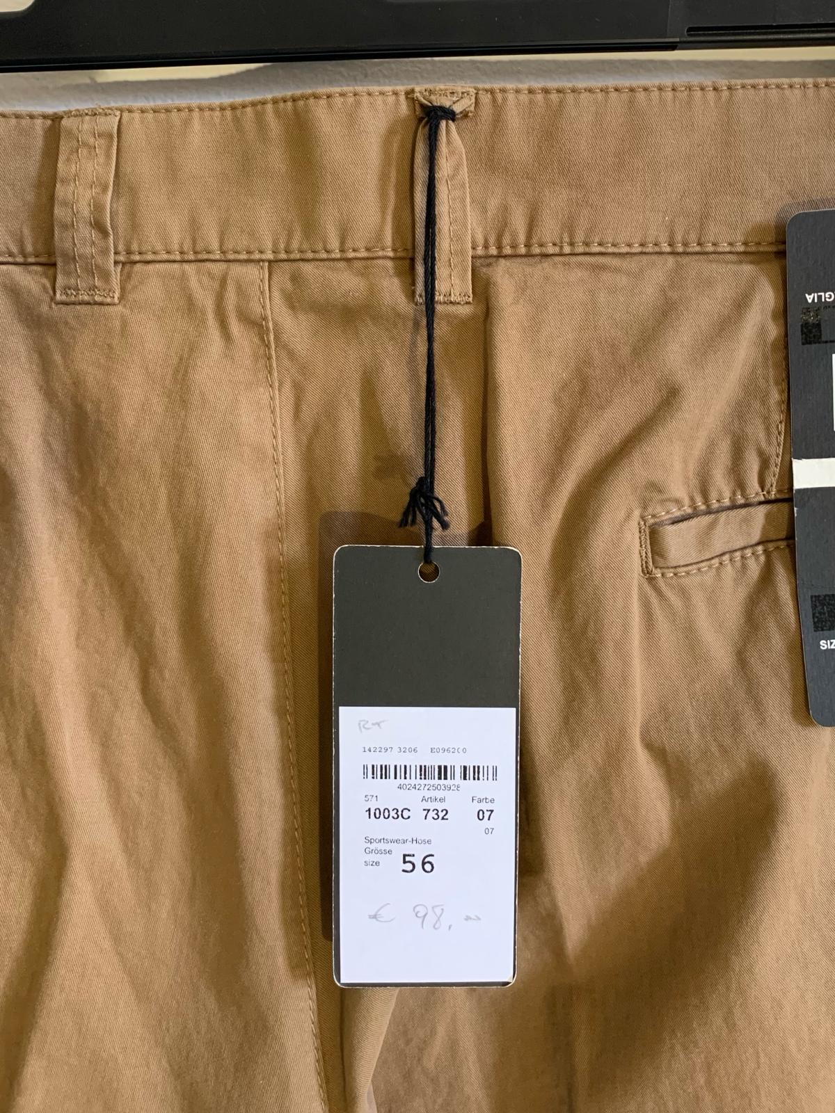 Pantalone Bush taglia 56. Colore marrone. 100% Cotone - GLWear #