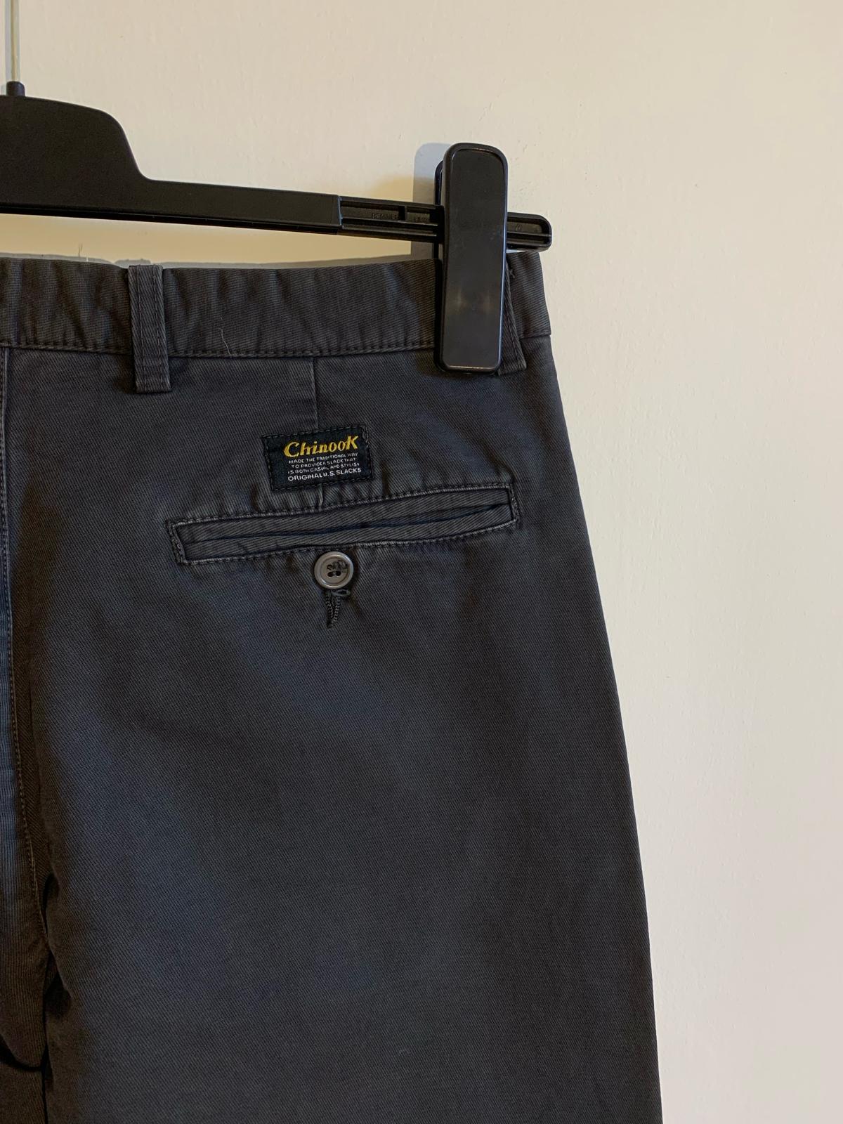 Pantalone Chinook taglia 46-48. 100% Cotone. Colore antracite - GLWear #