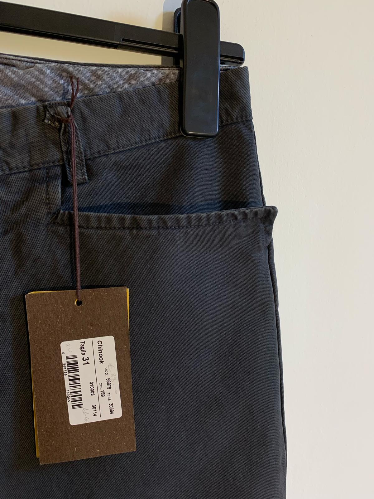 Pantalone Chinook taglia 46-48. 100% Cotone. Colore antracite - GLWear #