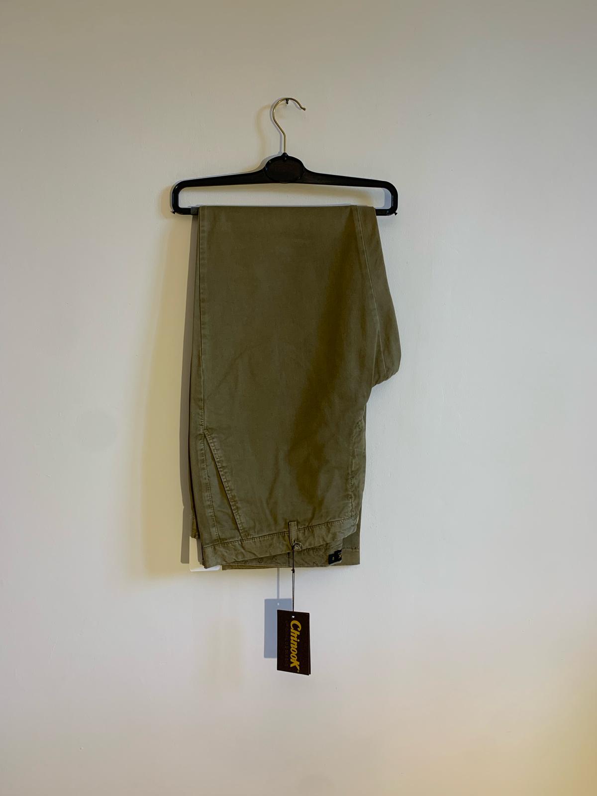 Pantalone Chinook Taglia 56. 100% Cotone. Colore kaki - GLWear #