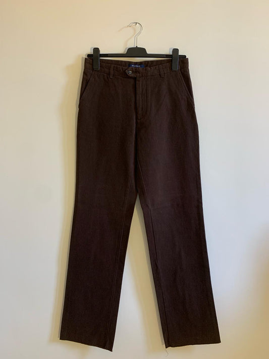 Pantalone McGregor mod. Andre Genius. Taglia 48. 100% Cotone. Colore marrone - GLWear #