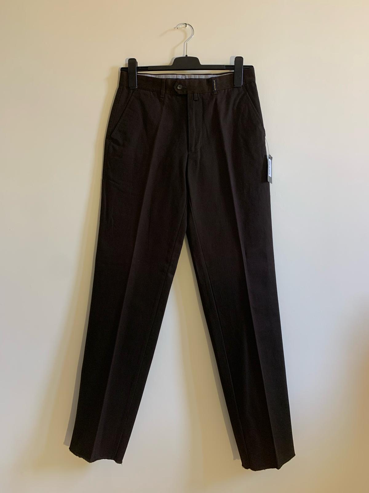 Pantalone McGregor mod. Brenda Gianni. Taglia 48. 100% Cotone. Colore marrone - GLWear #