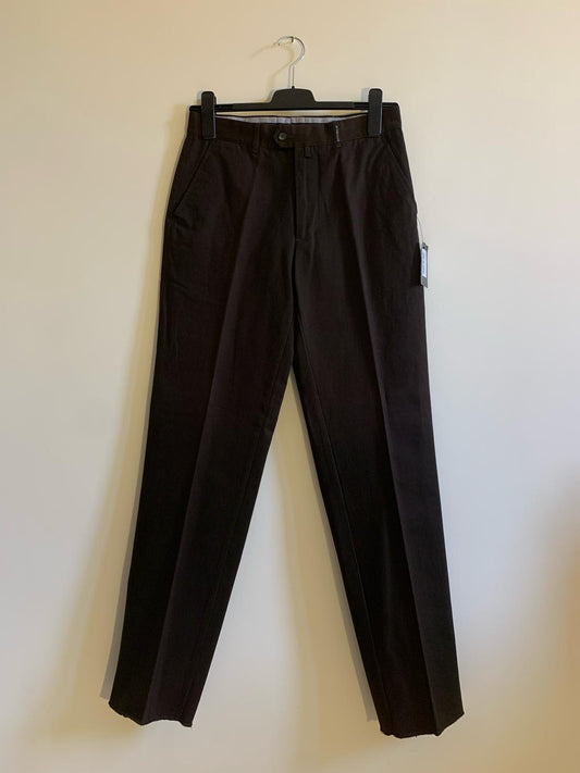 Pantalone McGregor mod. Brenda Gianni. Taglia 48. 100% Cotone. Colore marrone - GLWear #