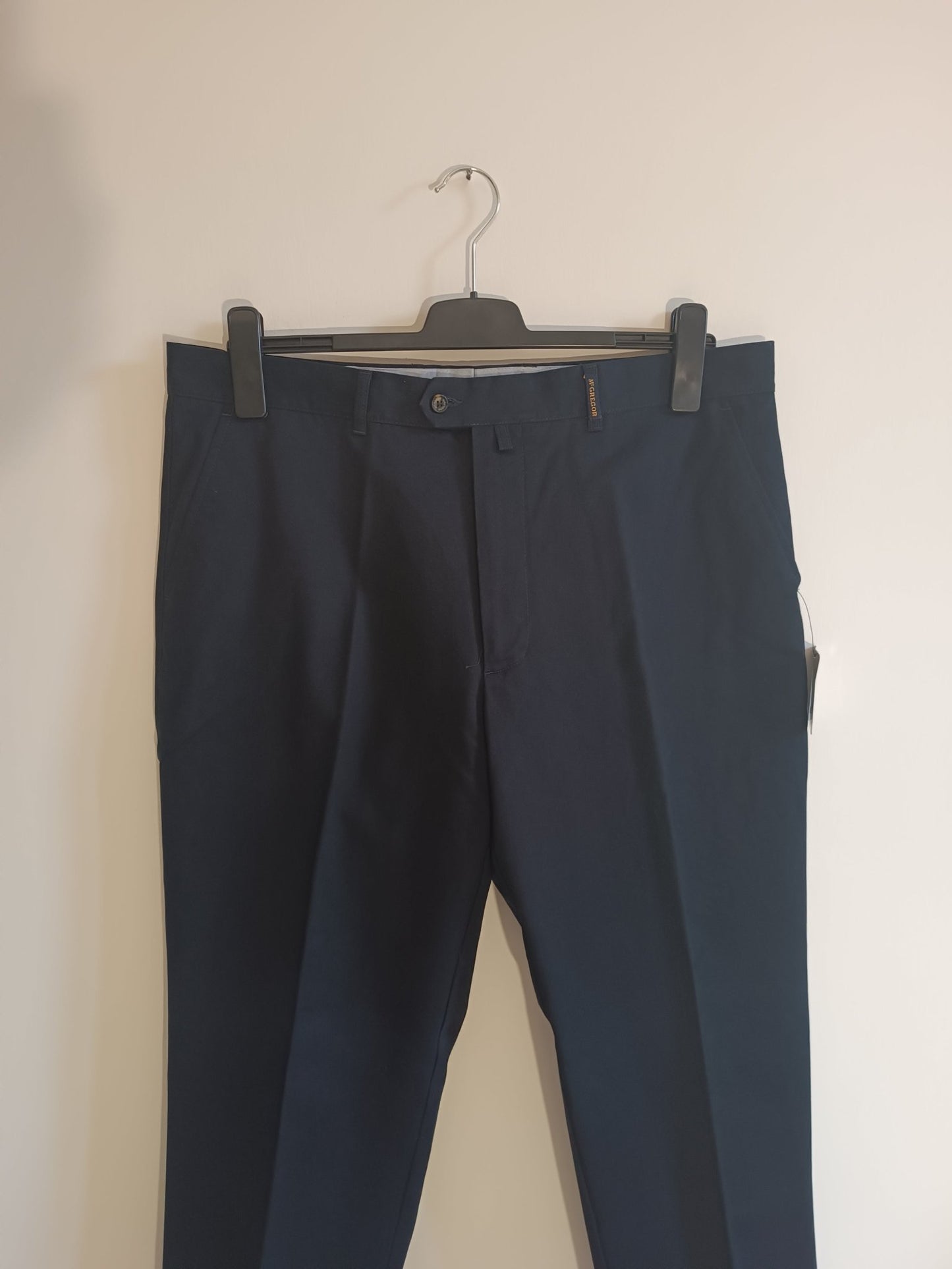 Pantalone McGregor mod. Brenda Gianni. Taglia 56. 100% Cotone. Colore blu - GLWear #