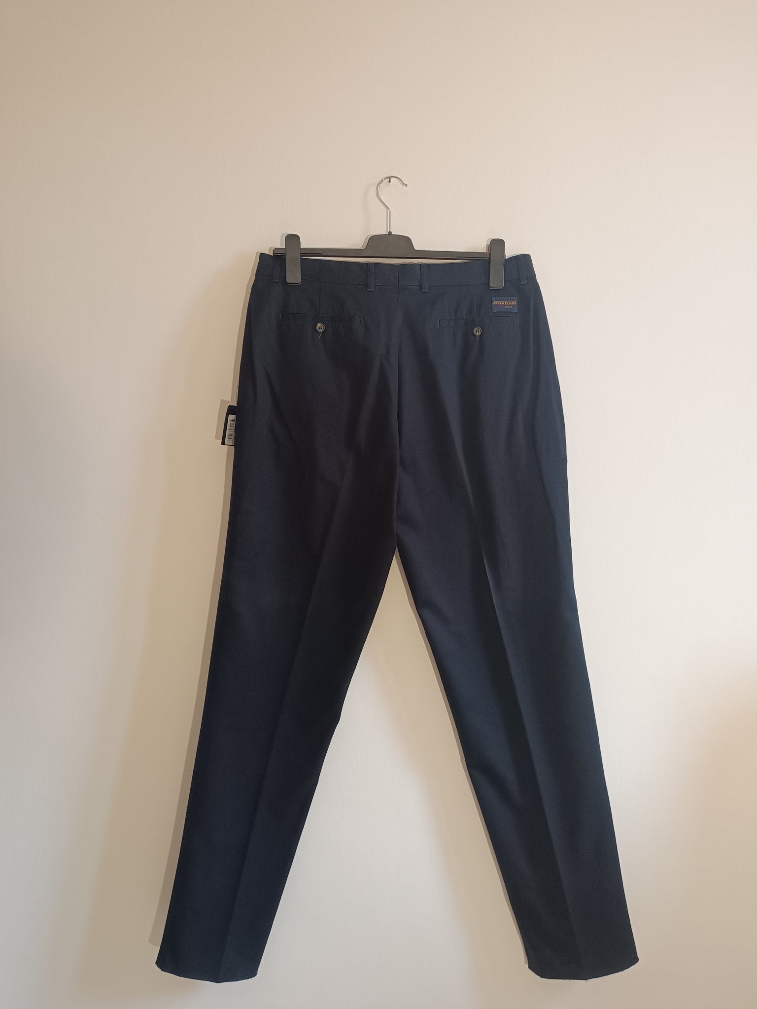 Pantalone McGregor mod. Brenda Gianni. Taglia 56. 100% Cotone. Colore blu - GLWear #