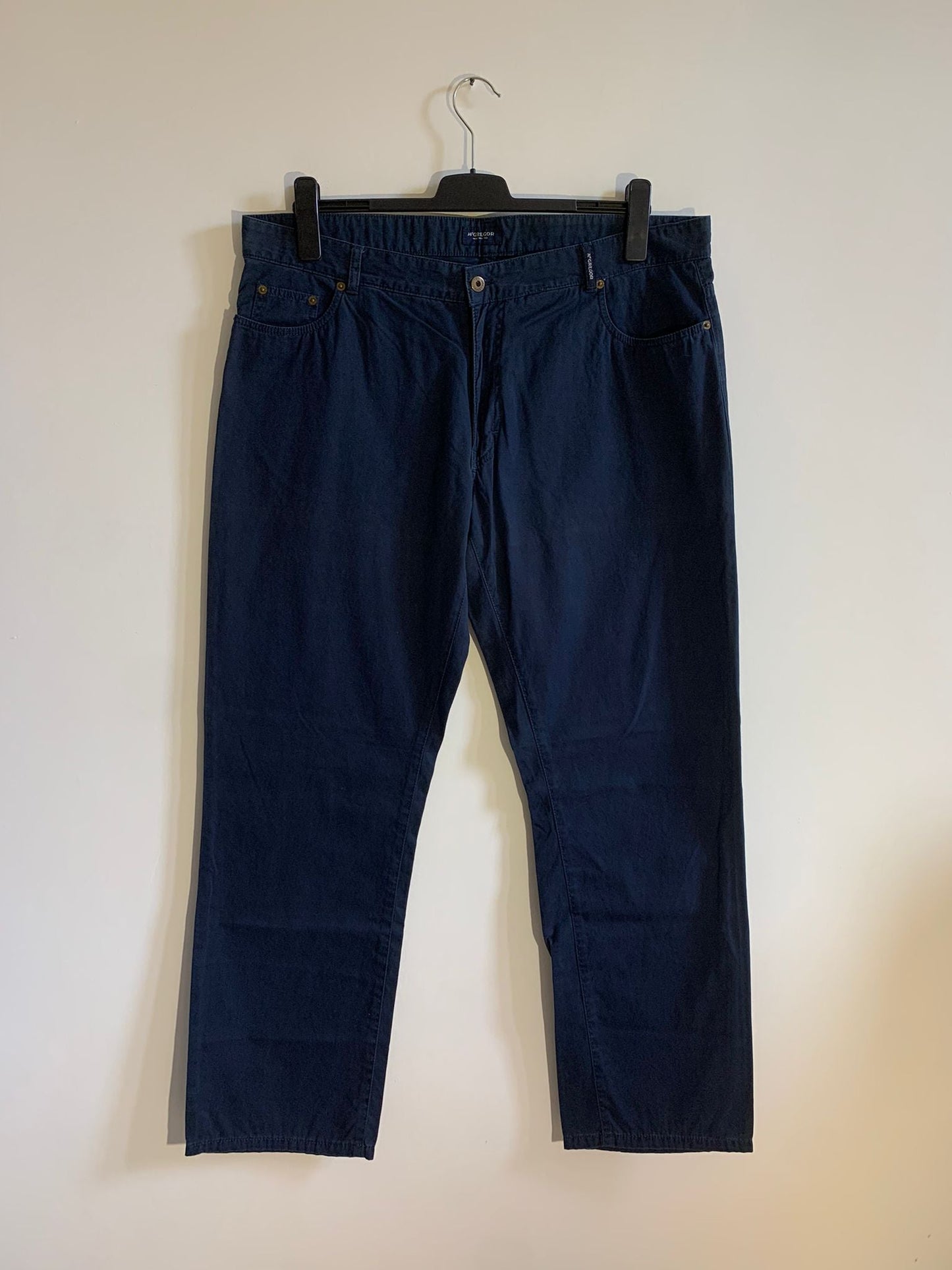 Pantalone McGregor mod. Brera Light Sterling. Taglia 56. 100% Cotone - GLWear #